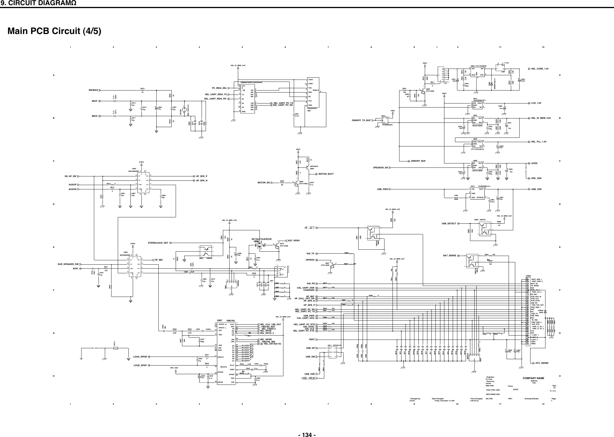 Page 4 of 8 - LG G8000 - Schematics. Www.s-manuals.com. Schematics