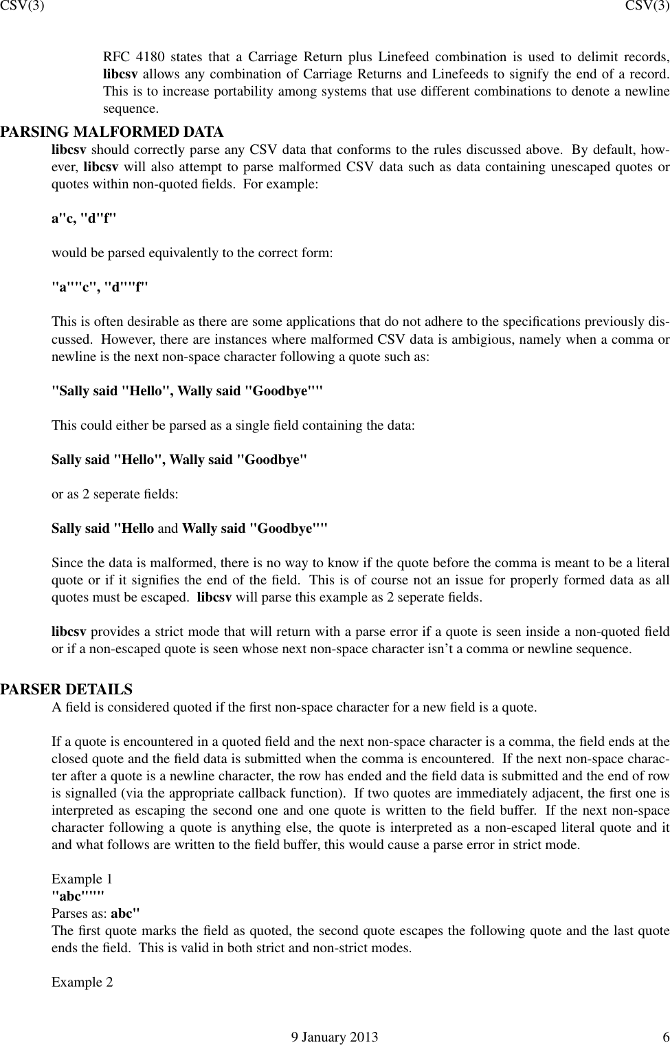 Page 6 of 8 - Libcsv Manual En