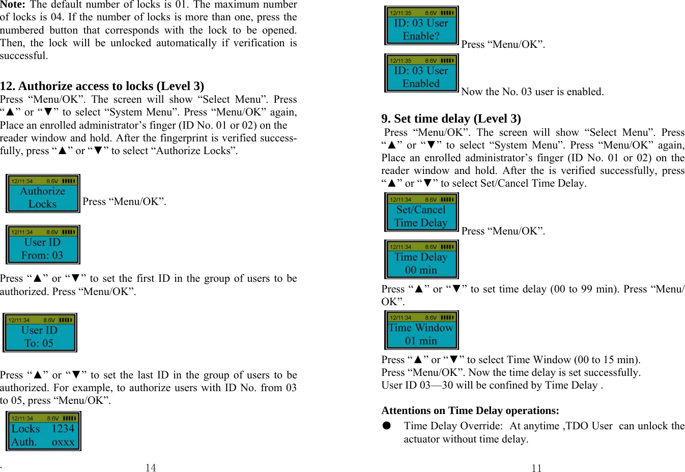 Page 11 of 12 - BSL-0601A-L66  Lock4035-manual