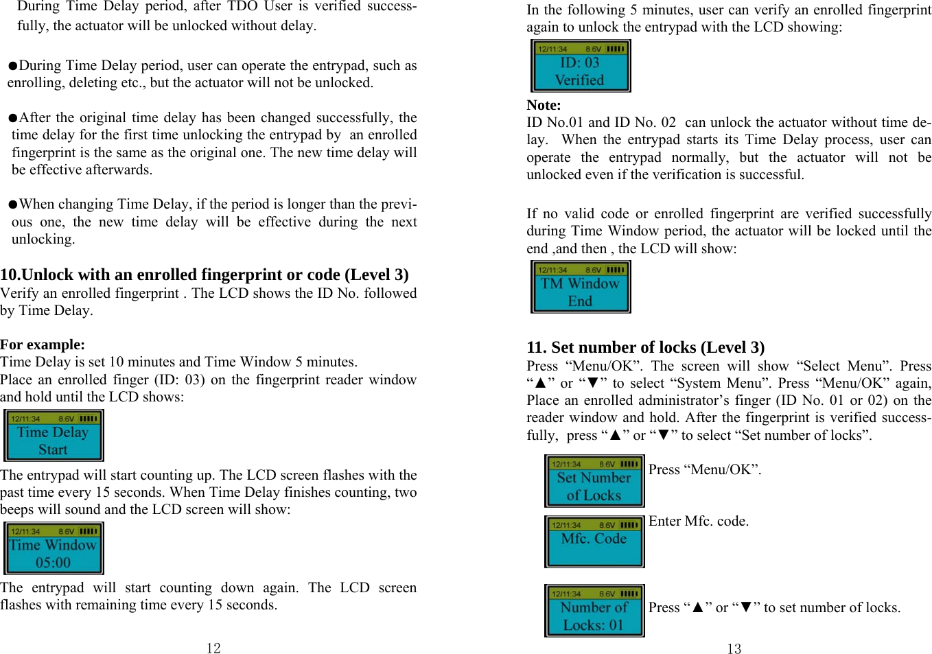 Page 12 of 12 - BSL-0601A-L66  Lock4035-manual