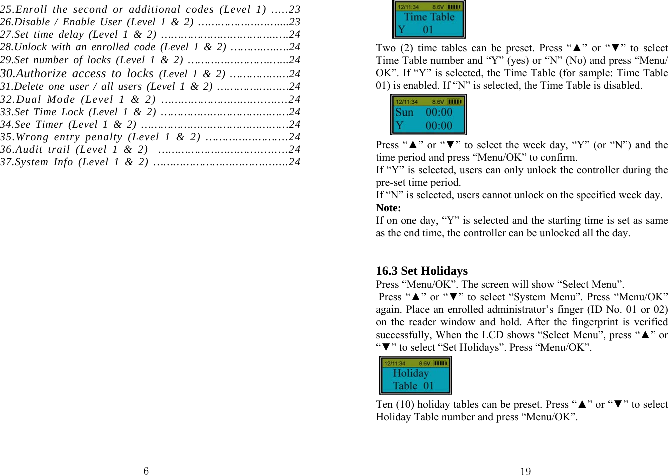 Page 6 of 12 - BSL-0601A-L66  Lock4035-manual