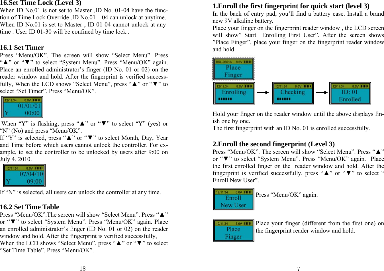 Page 7 of 12 - BSL-0601A-L66  Lock4035-manual