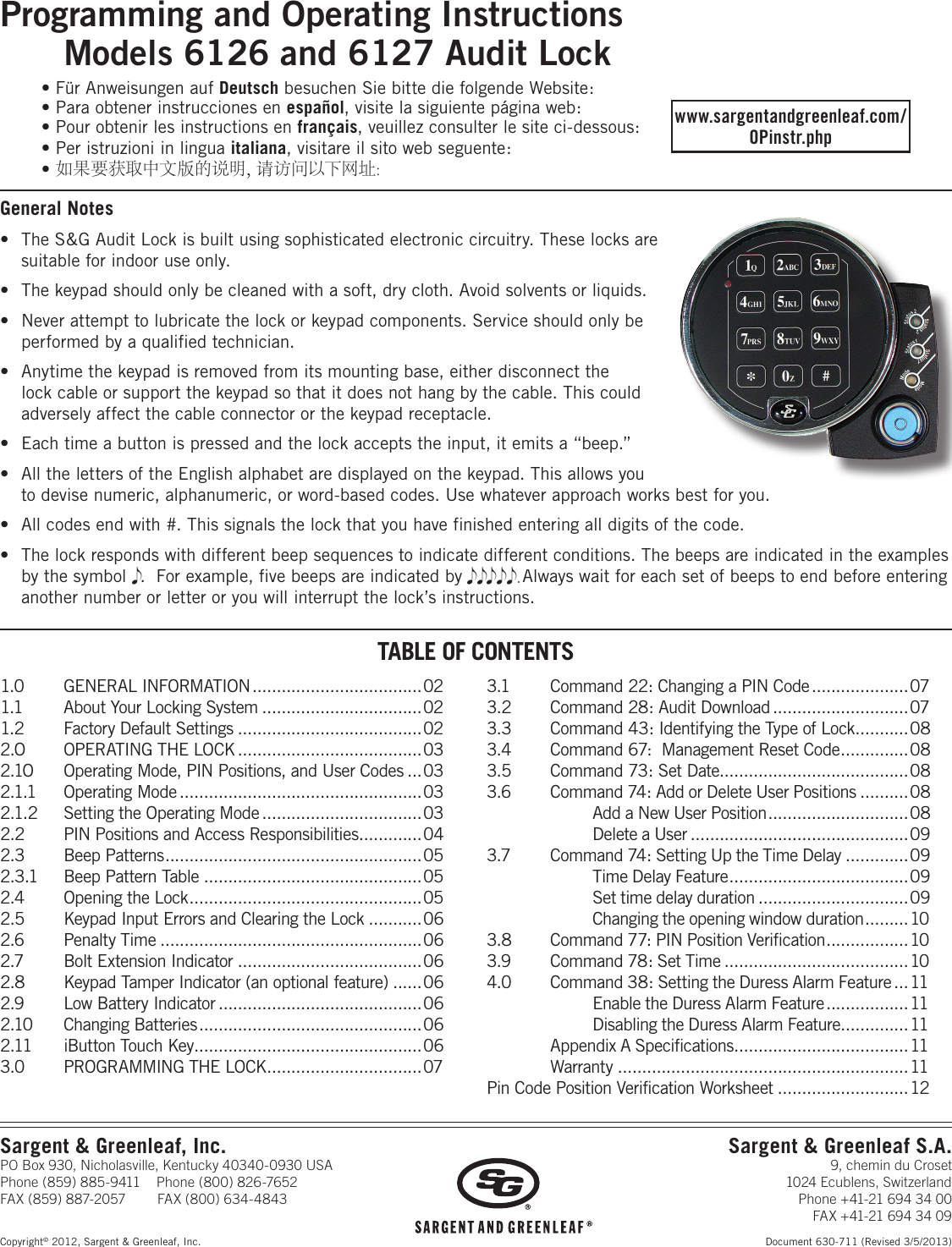 Page 1 of 12 - Lock8060-op