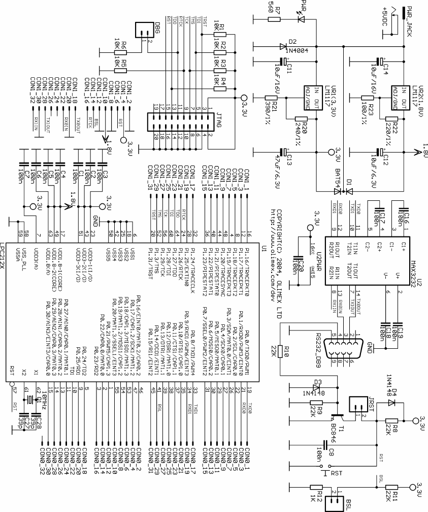 Page 3 of 3 - LPC-H2129 HEADER BOARD FOR LPC2129 ARM MICROCONTROLLER