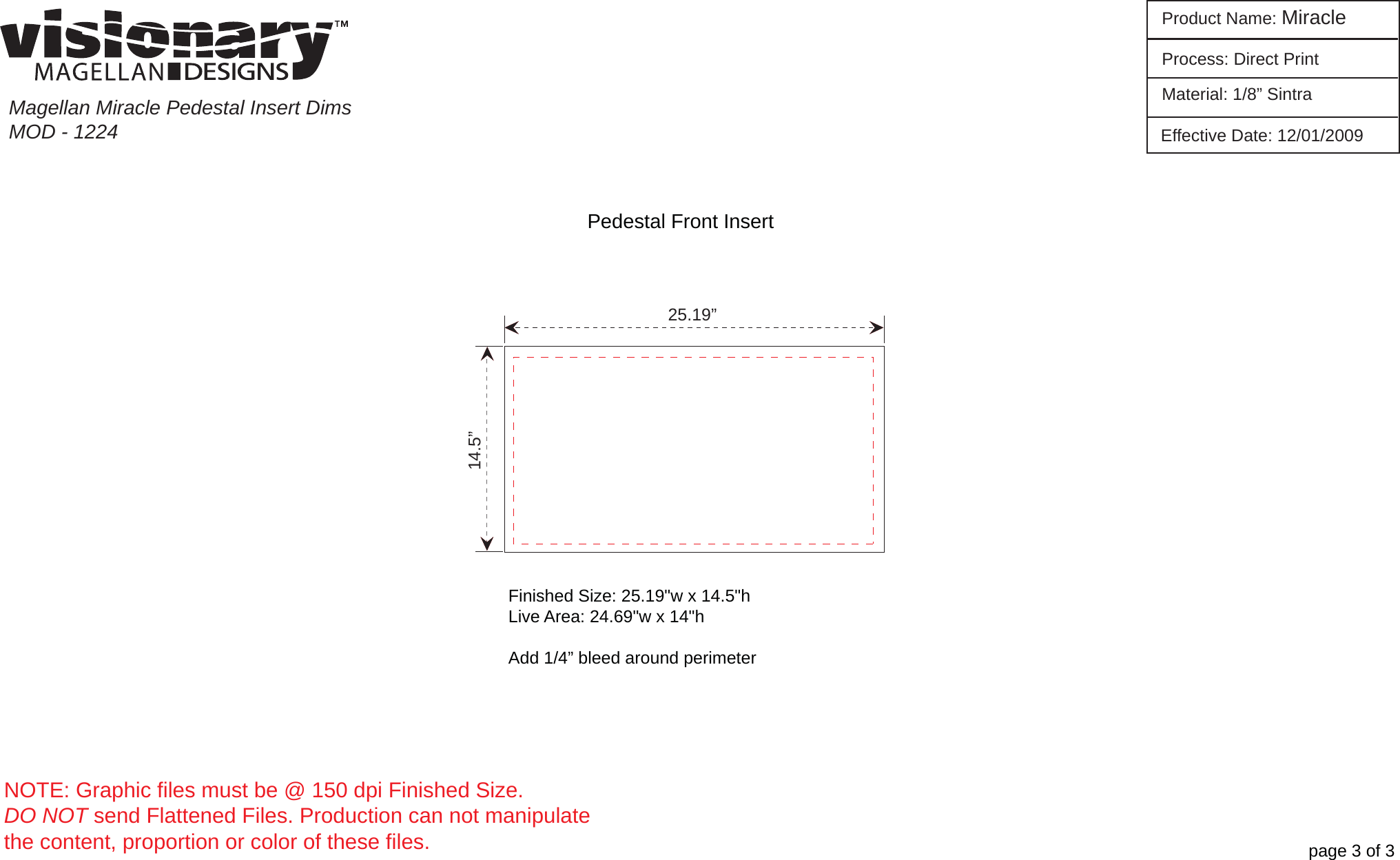 Page 3 of 3 - Miracle Graphic Dims Page 2 Magellan-miracle-10x10-hybrid-display-kit-vk-1064-setup-instructions