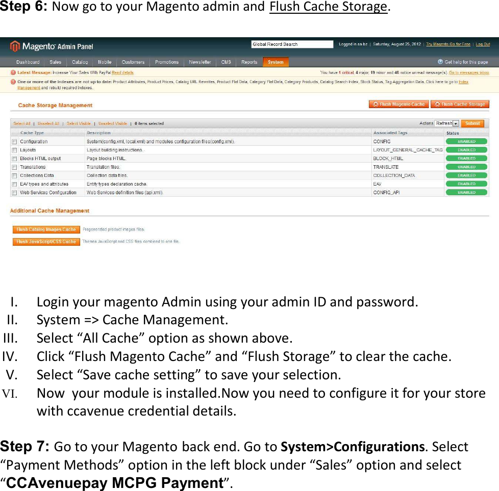 Page 4 of 6 - BlueZeal SoftNet Magento1.9.0.1 Ccavenue MCPG Payment Manual V2.1