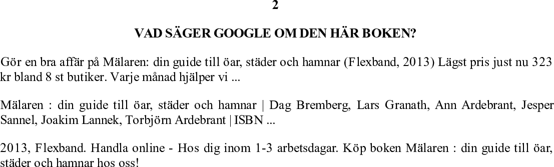 Page 4 of 4 - Malaren : Din Guide Till Oar, Stader Och Hamnar PDF EPUB LADDA NER [RPHFBBL5QY] Malaren-din-guide-till-oar-stader-och-hamnar-RPHFBBL5QY