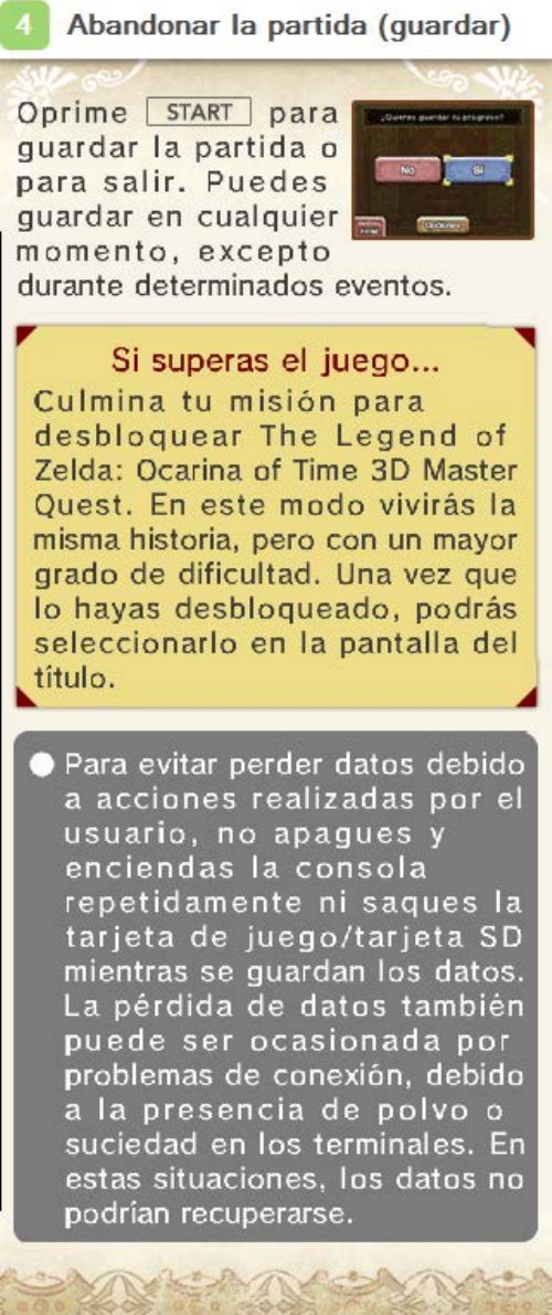 Page 4 of 11 - The Legend Of Zelda: Ocarina Time 3D Manual-3ds-thelegendodzeldaocarinatime