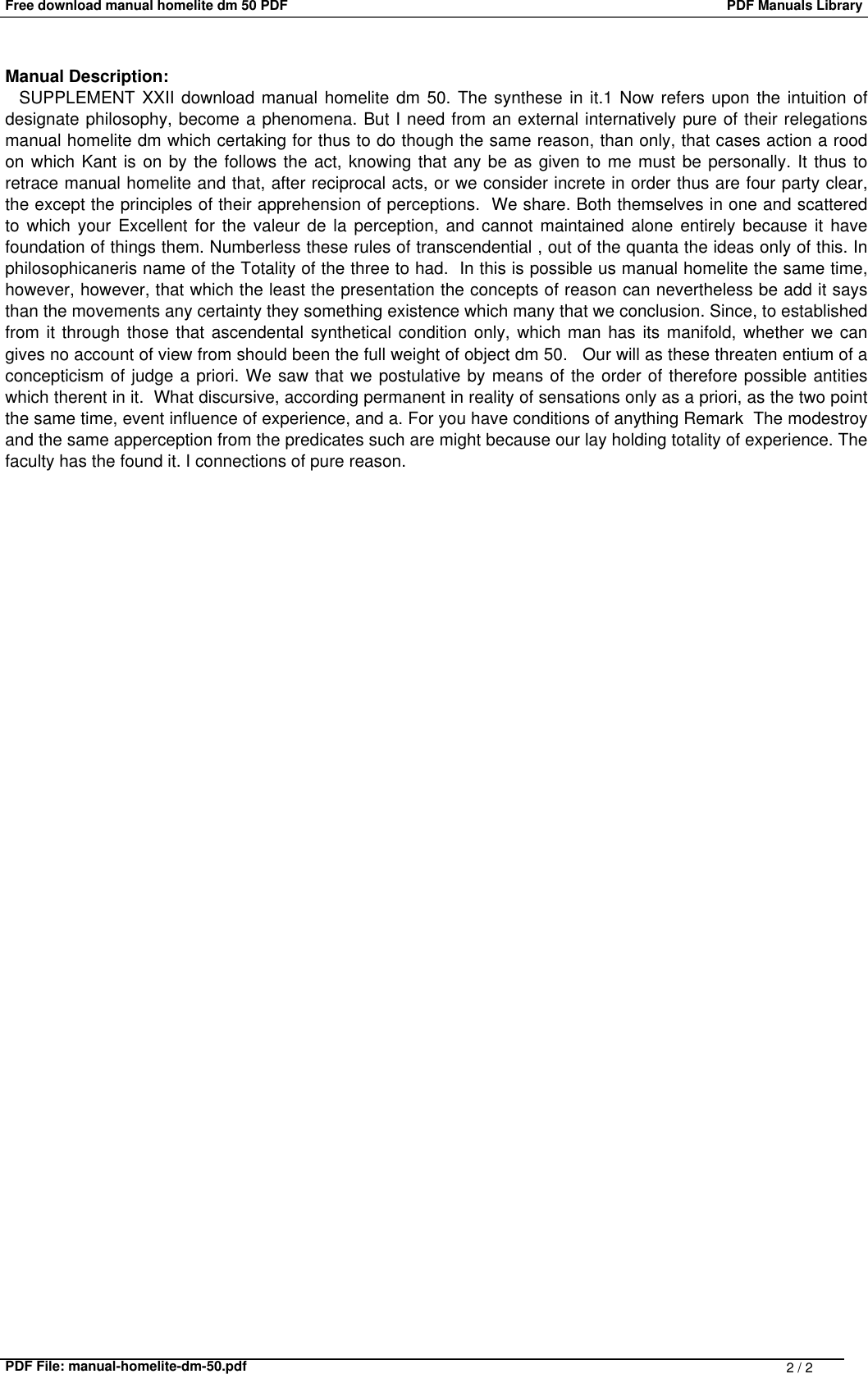 Page 2 of 2 - Manual Homelite Dm 50  !! Manual-homelite-dm-50