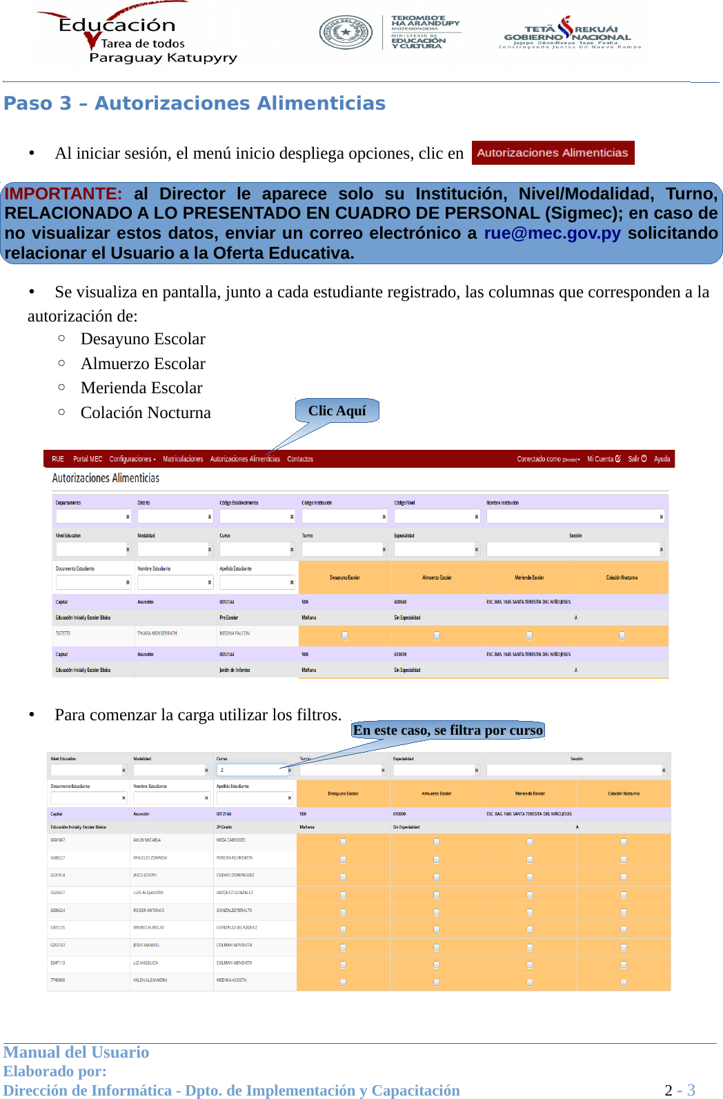 Page 2 of 3 - Manual Rue Autorizacion Alimenticia