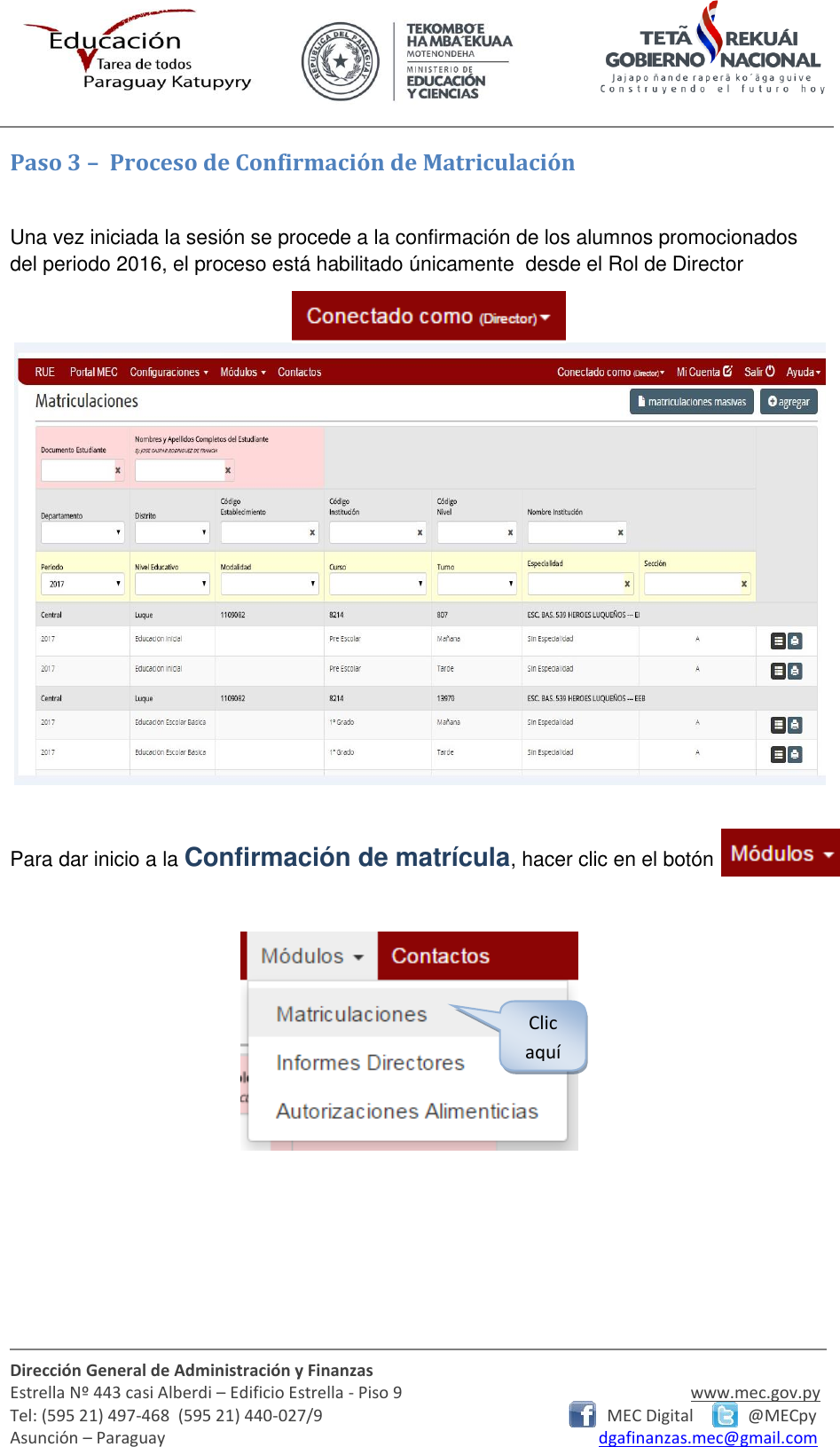 Page 2 of 6 - Manual Rue Confirmacion Matricula