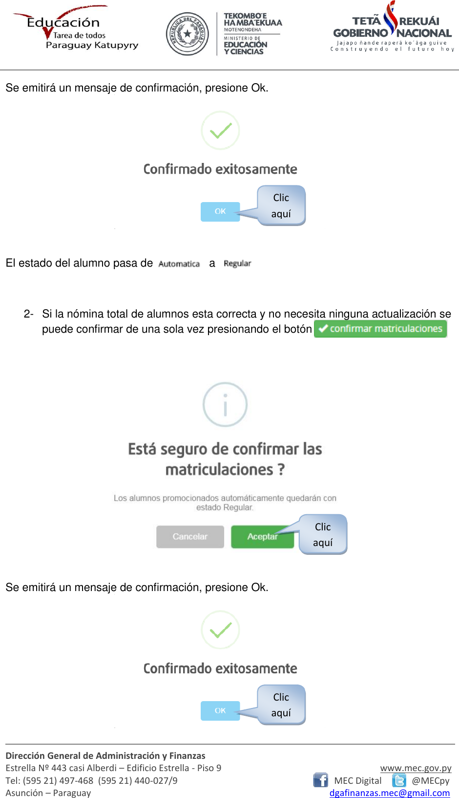 Page 5 of 6 - Manual Rue Confirmacion Matricula