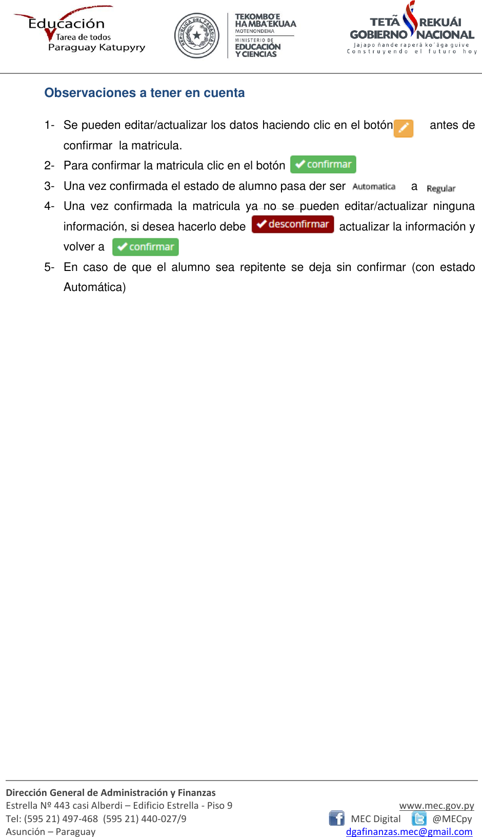 Page 6 of 6 - Manual Rue Confirmacion Matricula