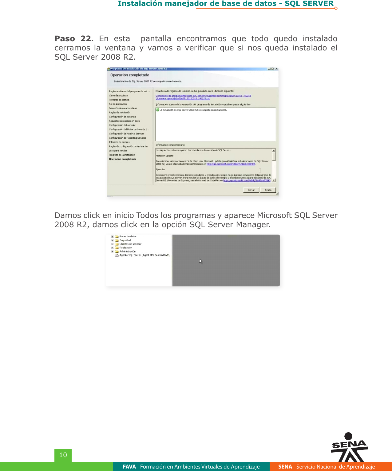 Page 10 of 11 - Manual Sql Server