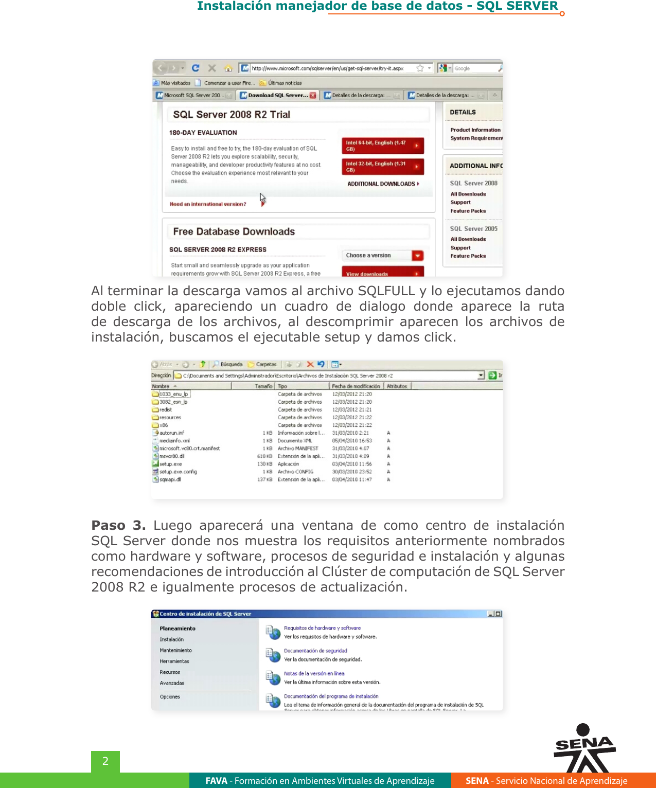 Page 2 of 11 - Manual Sql Server