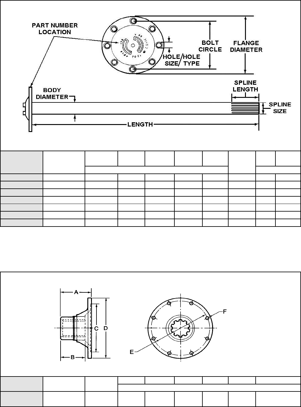 1208 2 Series Meritor 120 125 Srive Axles