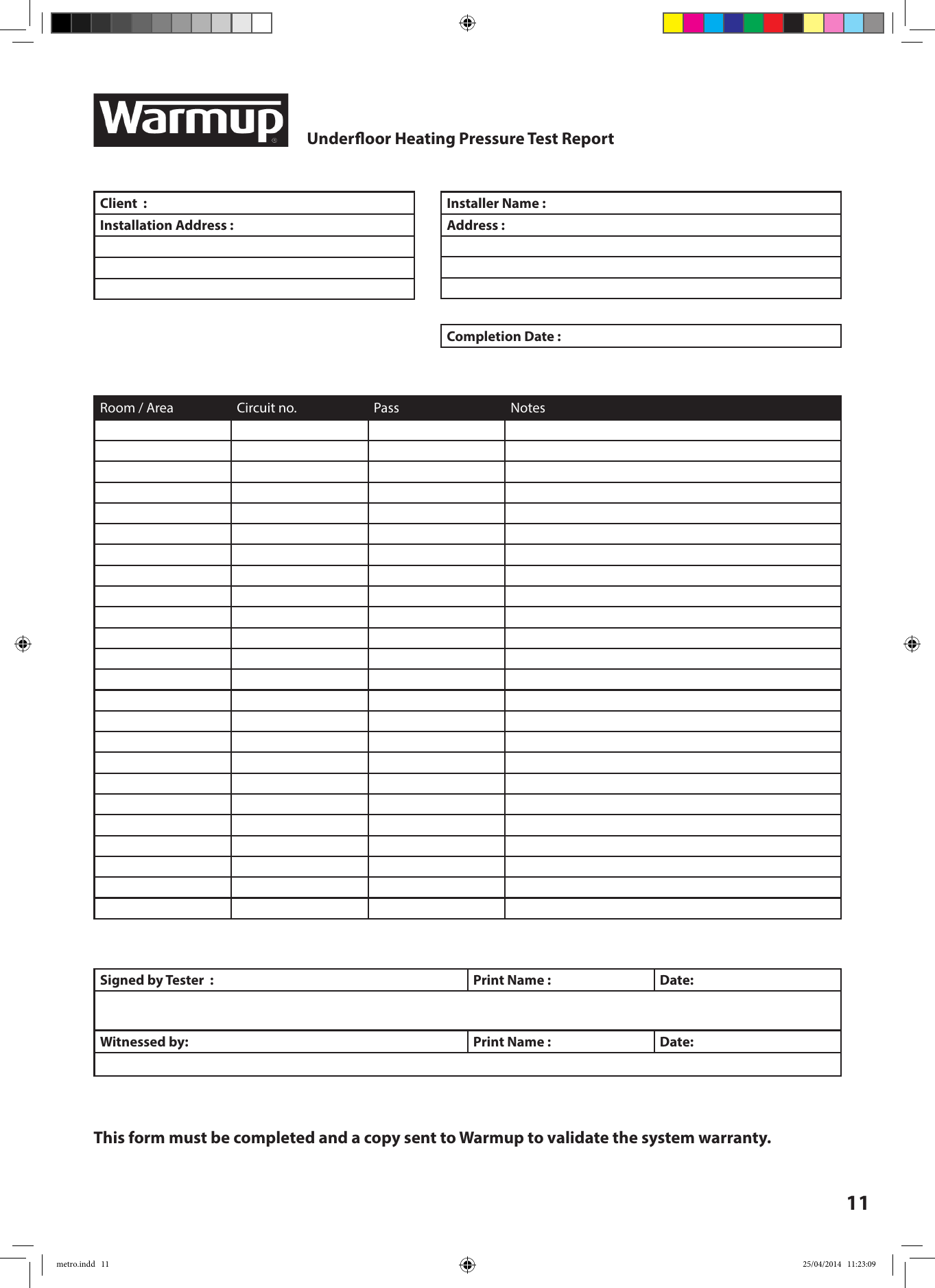 Page 11 of 12 - Metro Metro-rail-installation-manual