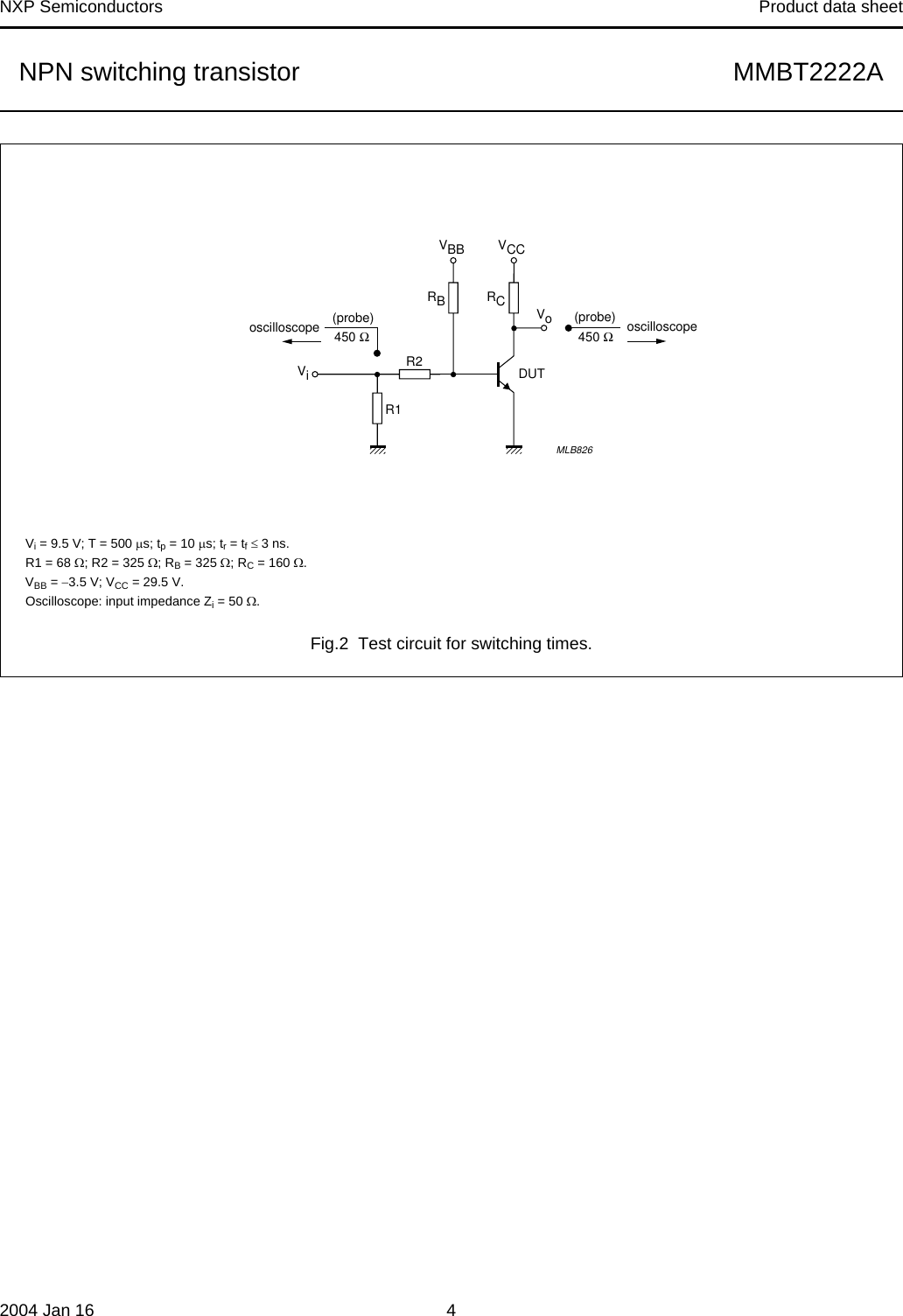 Page 4 of 8 - MMBT2222A - Datasheet. Www.s-manuals.com. Nxp