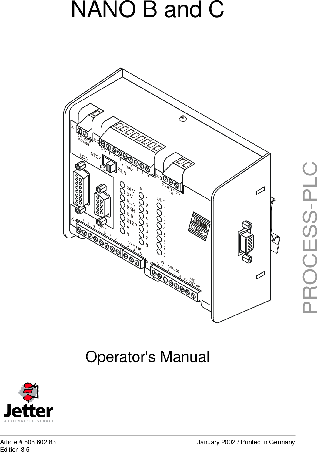 NANO B Operator’s Manual And C Ba 351