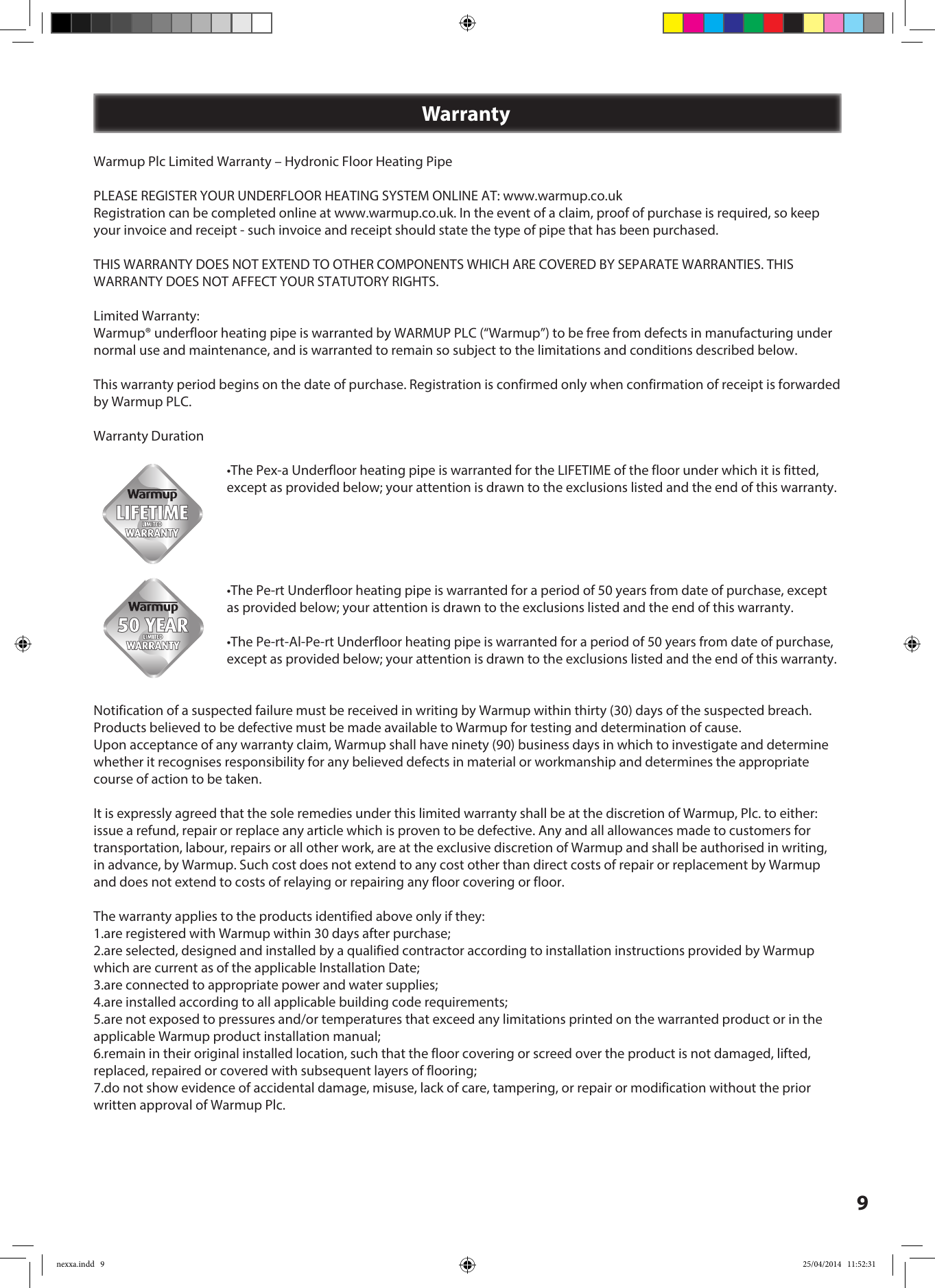 Page 9 of 12 - Nexxa Nexxa-installation-manual