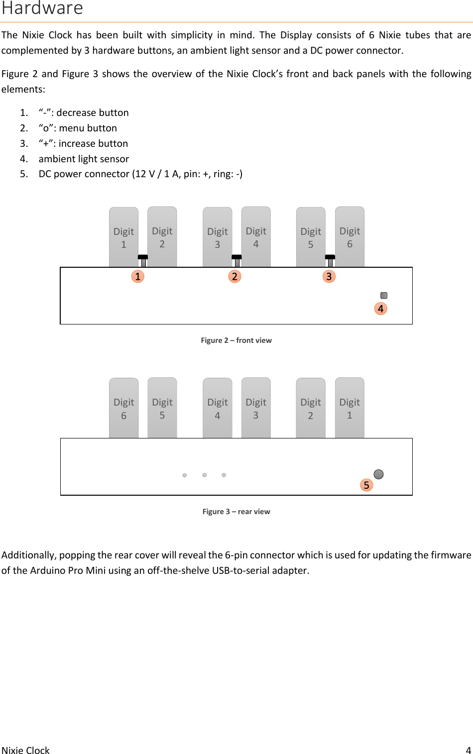 Page 5 of 10 - Nixie-clock-user-manual