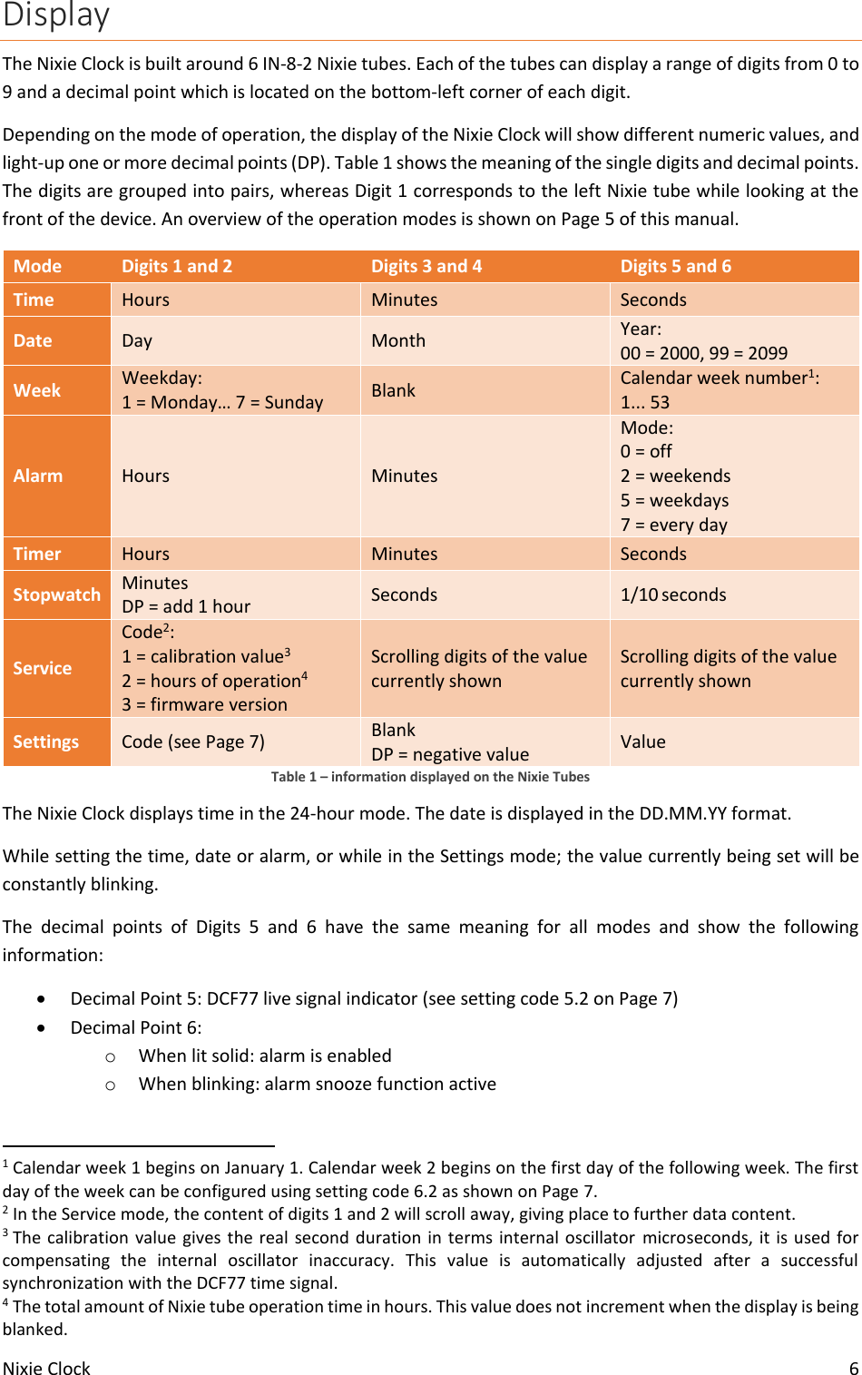 Page 7 of 10 - Nixie-clock-user-manual