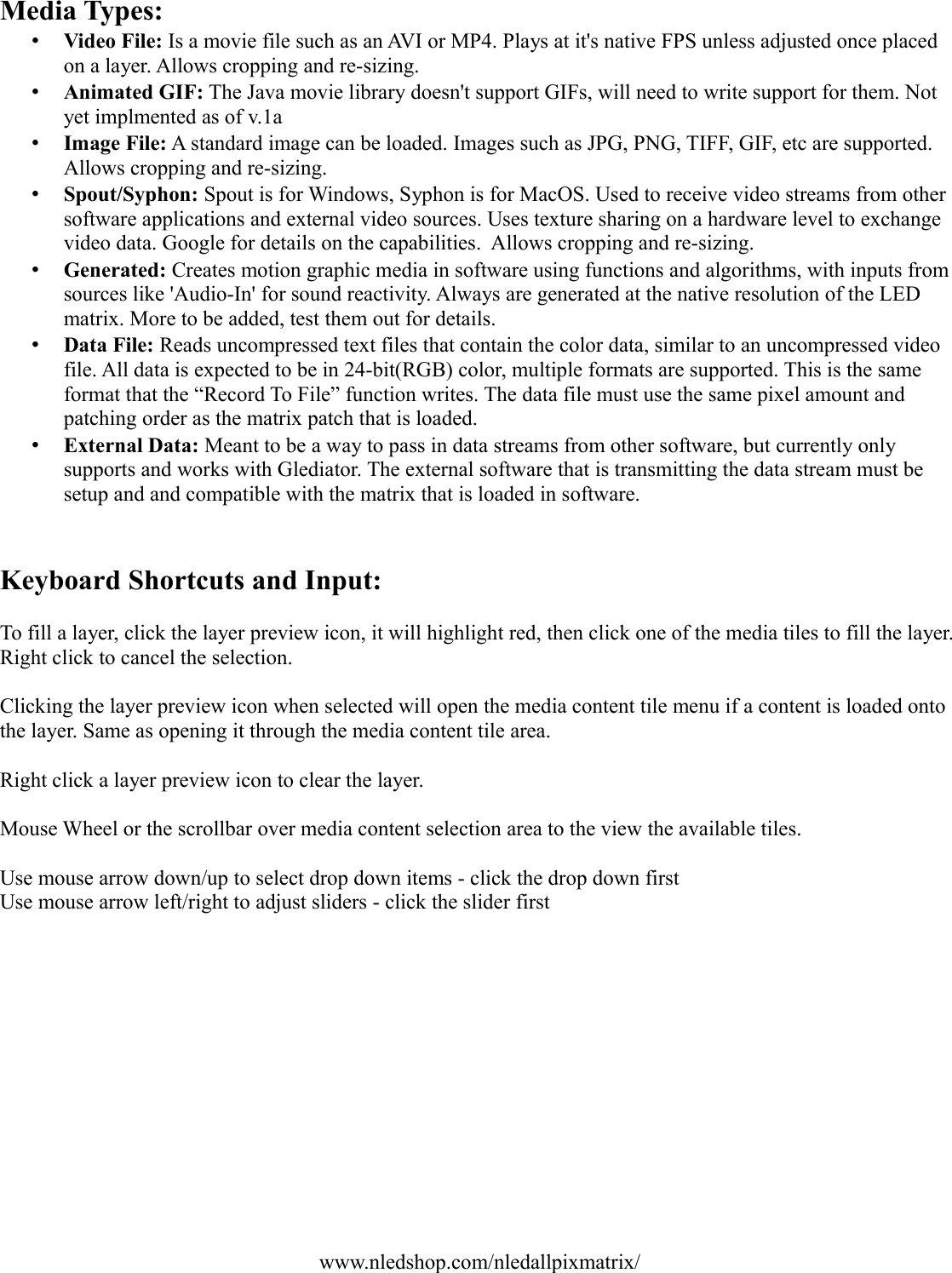 Page 2 of 5 - Nled-allpixmatrix-manual