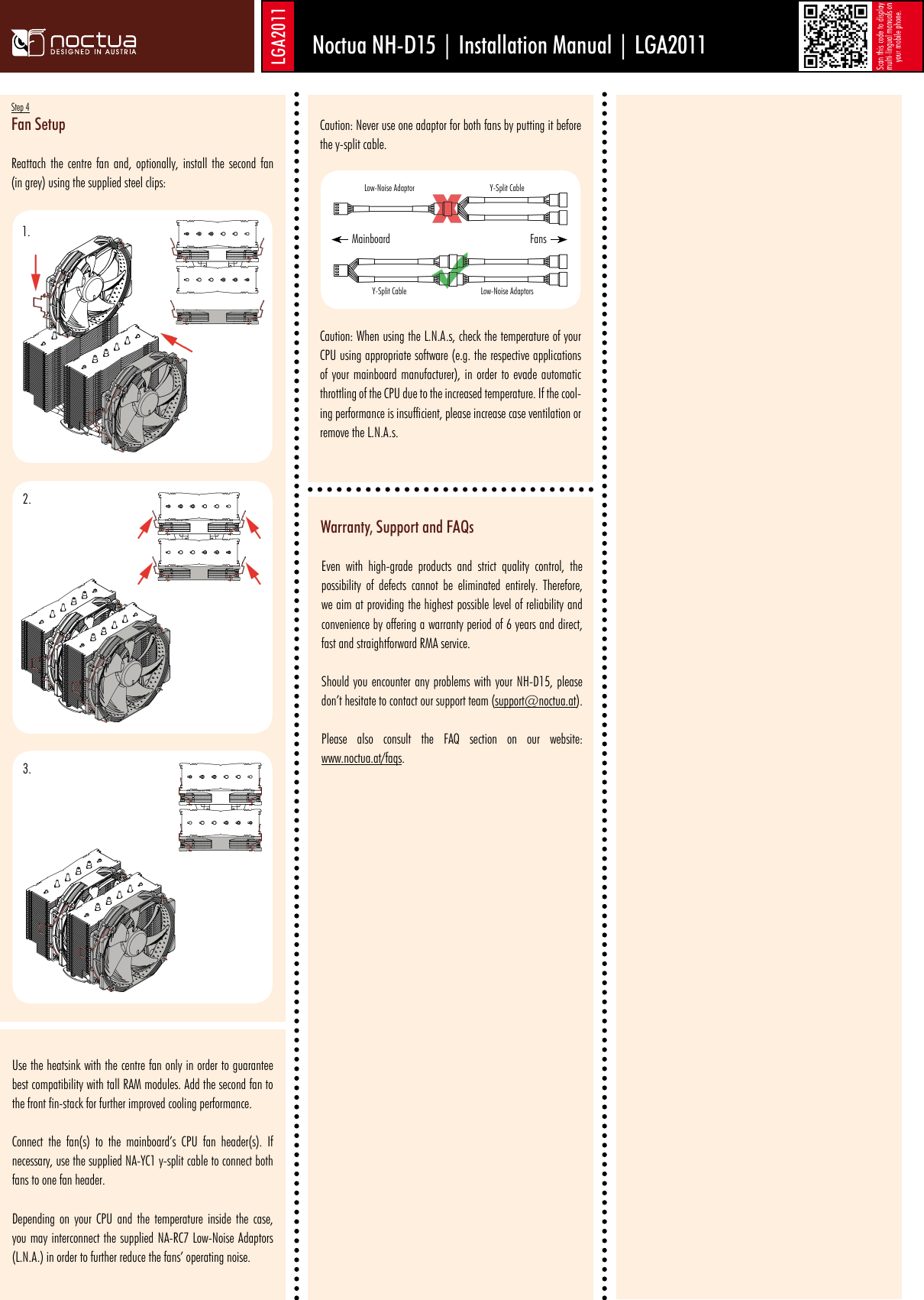 Page 4 of 6 - Noctua NH-D15 (EN) Nh D15 Manual En