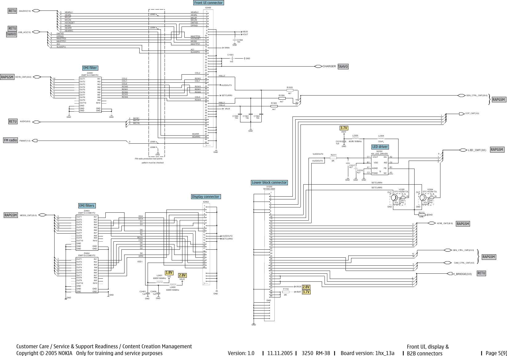 Page 5 of 9 - Thunder_schematics_0.4 Nokia 3250 Rm-38 Service Schematics
