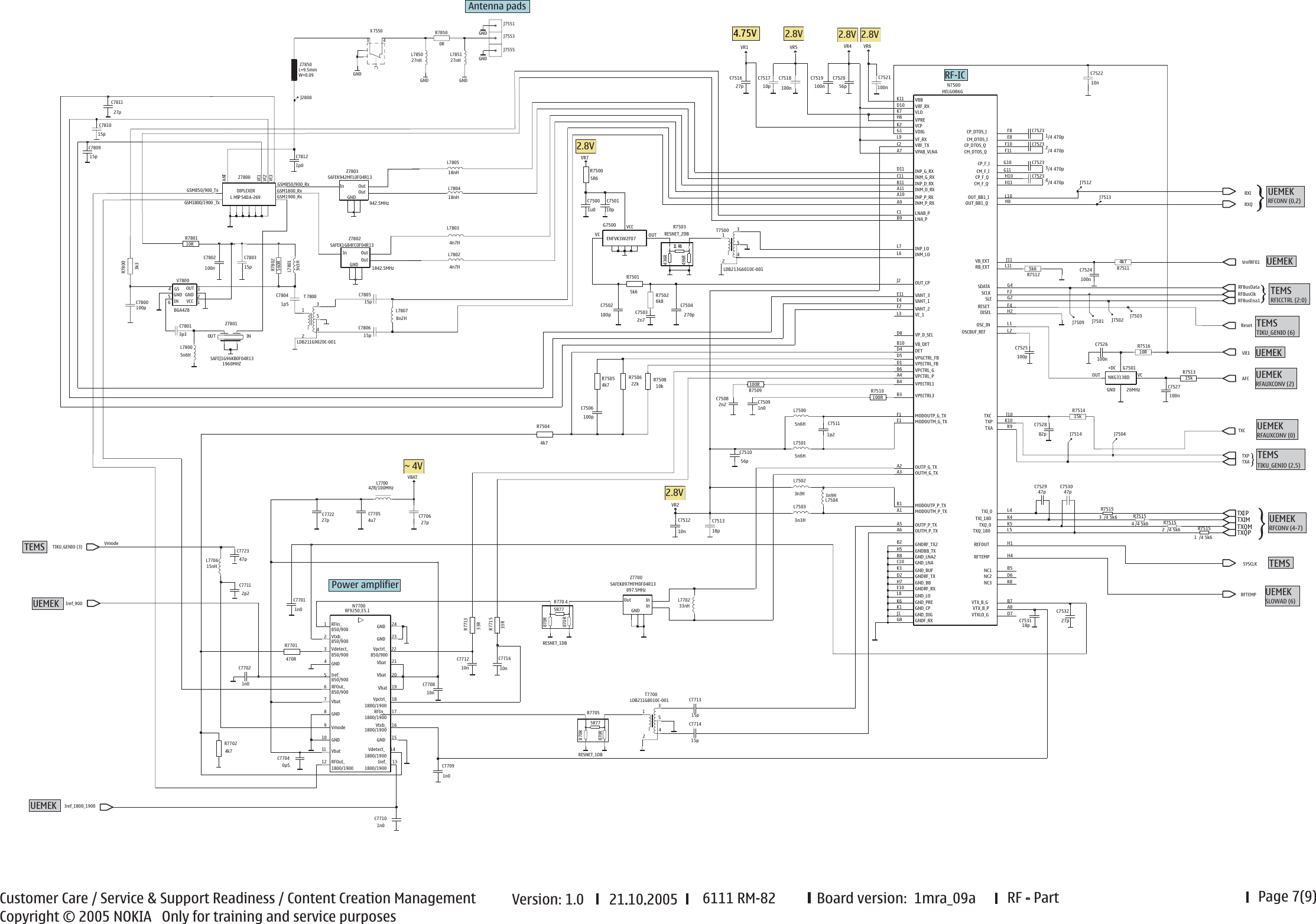 Page 7 of 9 - Munich_0.1 Nokia 6111 Rm-82 Service Schematics V1