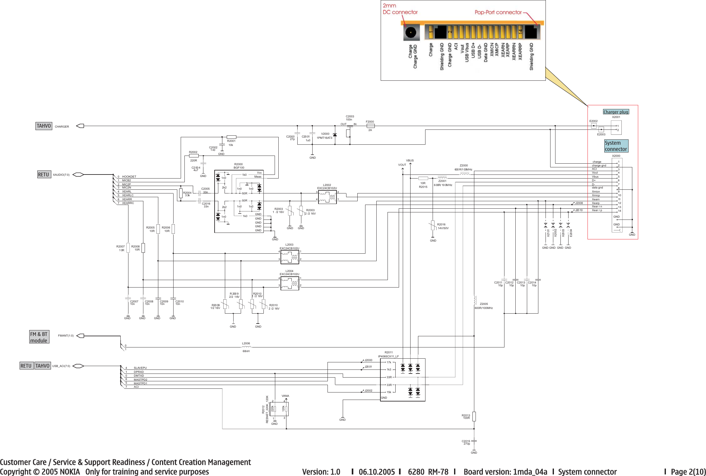 Page 2 of 10 - New_york_6280_schematics_1.0 Nokia 6280 Rm-78 Service Schematics