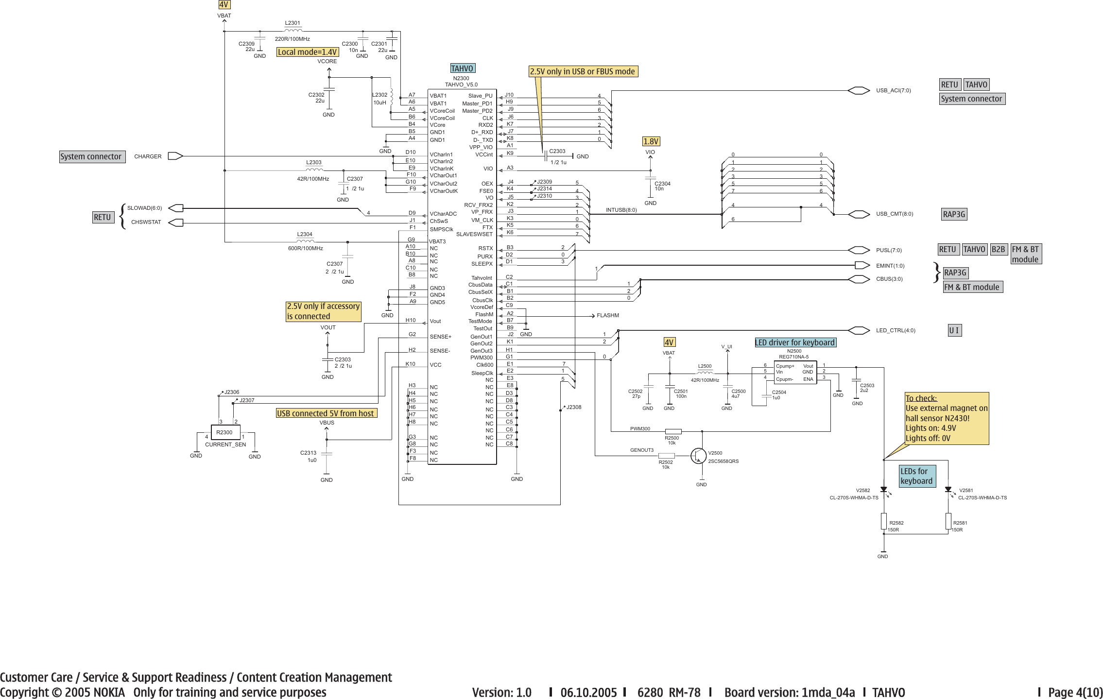 Page 4 of 10 - New_york_6280_schematics_1.0 Nokia 6280 Rm-78 Service Schematics