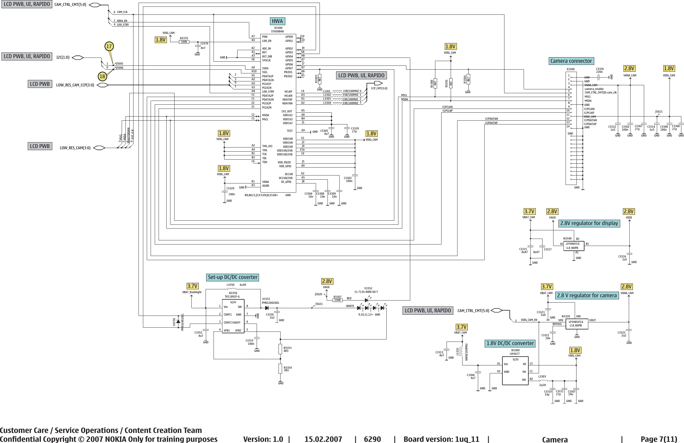 Page 7 of 11 - Nokia 6290 Rm-176 Service Schematics