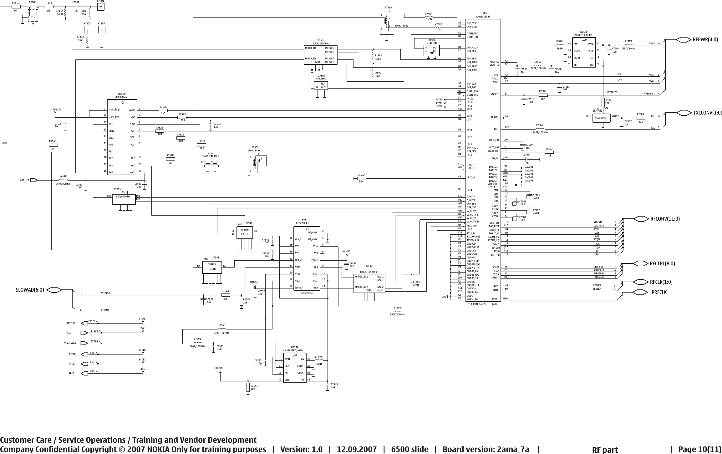 Page 10 of 11 - Nokia 6500s Rm-240 Service Schematics V1