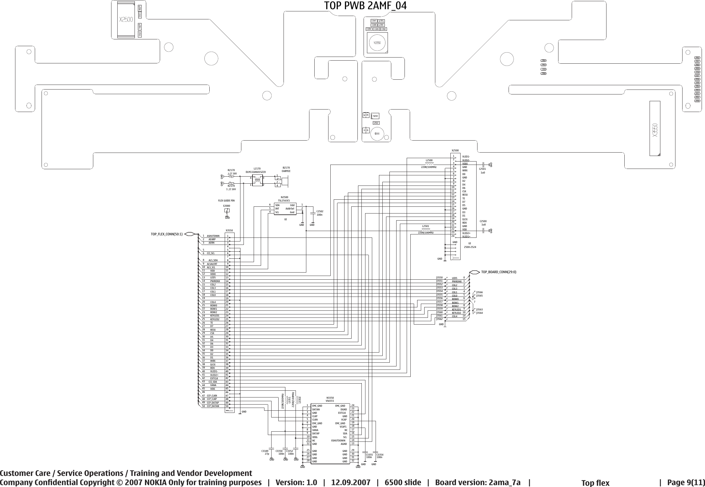 Page 9 of 11 - Nokia 6500s Rm-240 Service Schematics V1