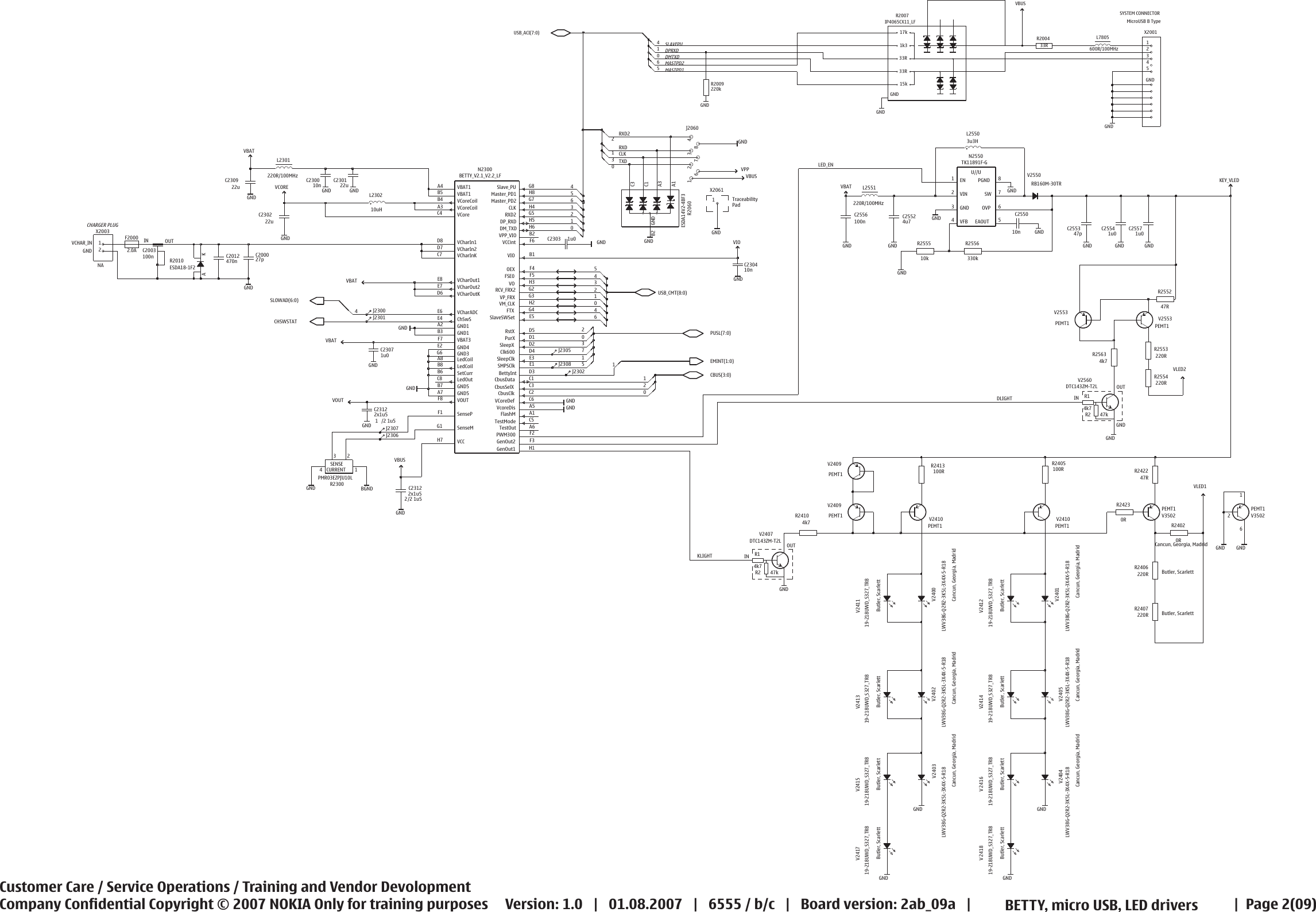 Page 2 of 9 - Nokia 6555 Rm-271, Rm-276, Rm-289 Service Schematics