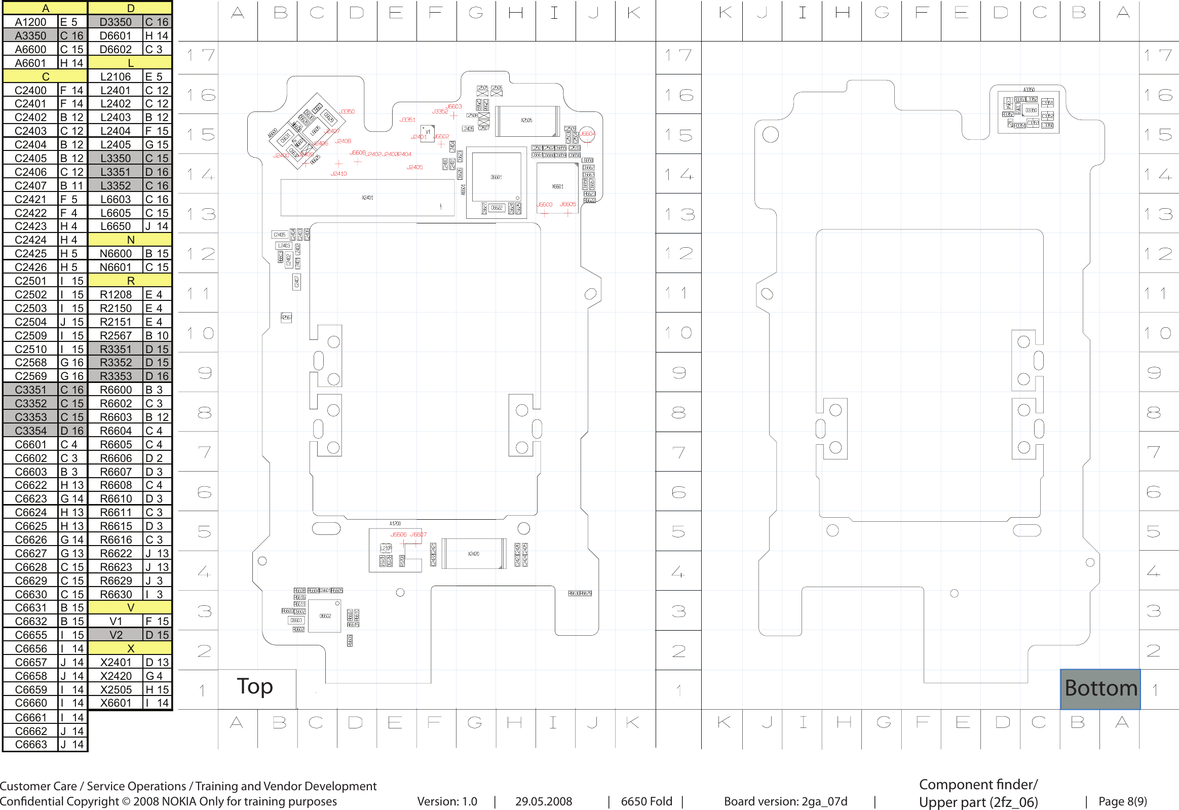 Page 8 of 10 - Nokia 6650 Fold RM-400 - Service Schematics. Www.s-manuals.com. 6650f Schematics V1.0