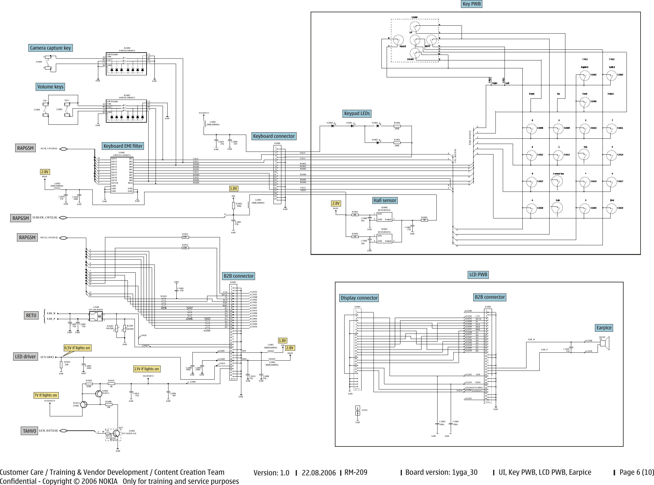 Page 6 of 10 - 6270_RM-56_schematics_V0_9 Nokia 7373 Rm-209 Service Schematics