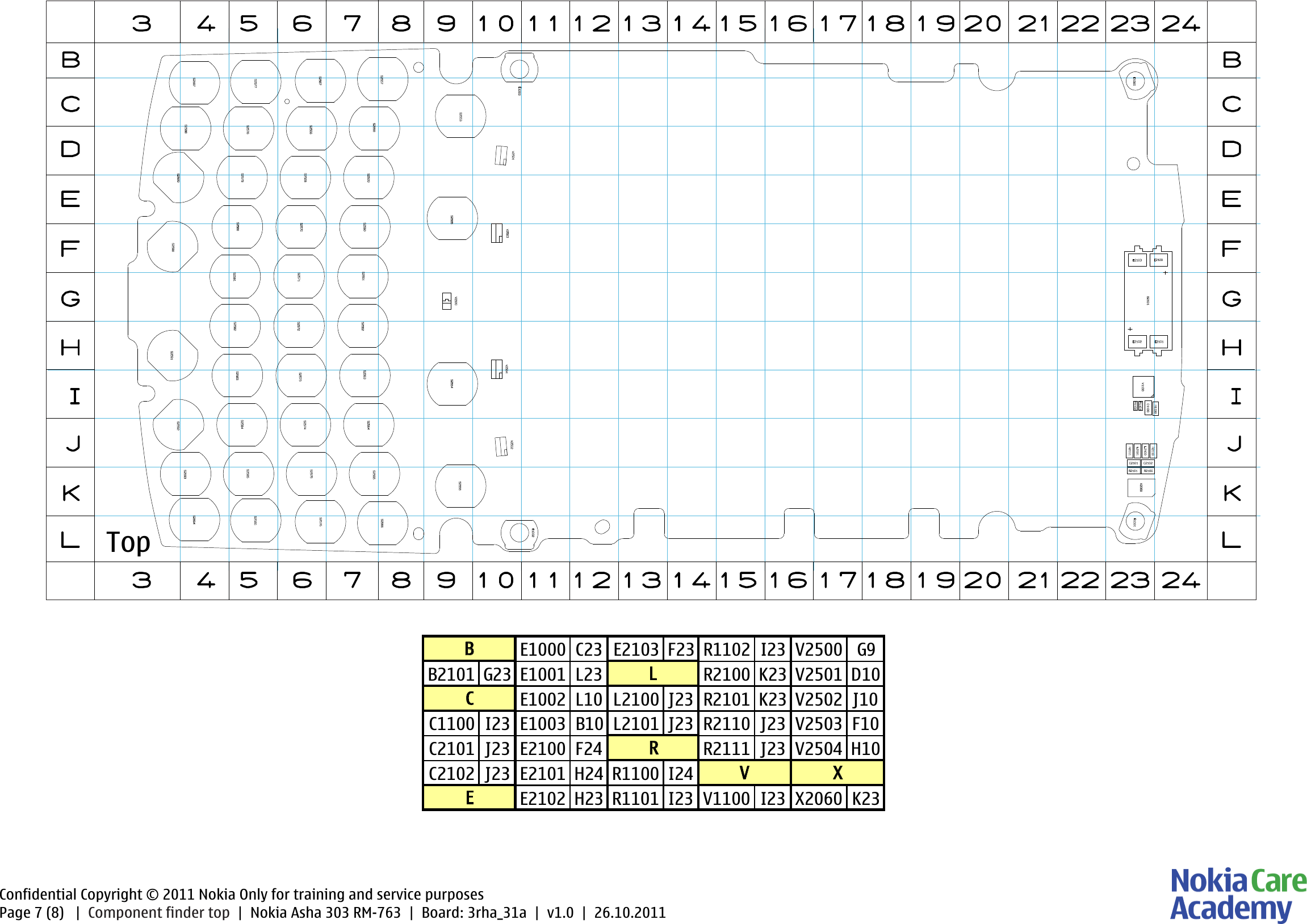 Page 7 of 9 - Nokia Asha 303 RM-763 - Service Schematics. Www.s-manuals.com. Schematics V1.0