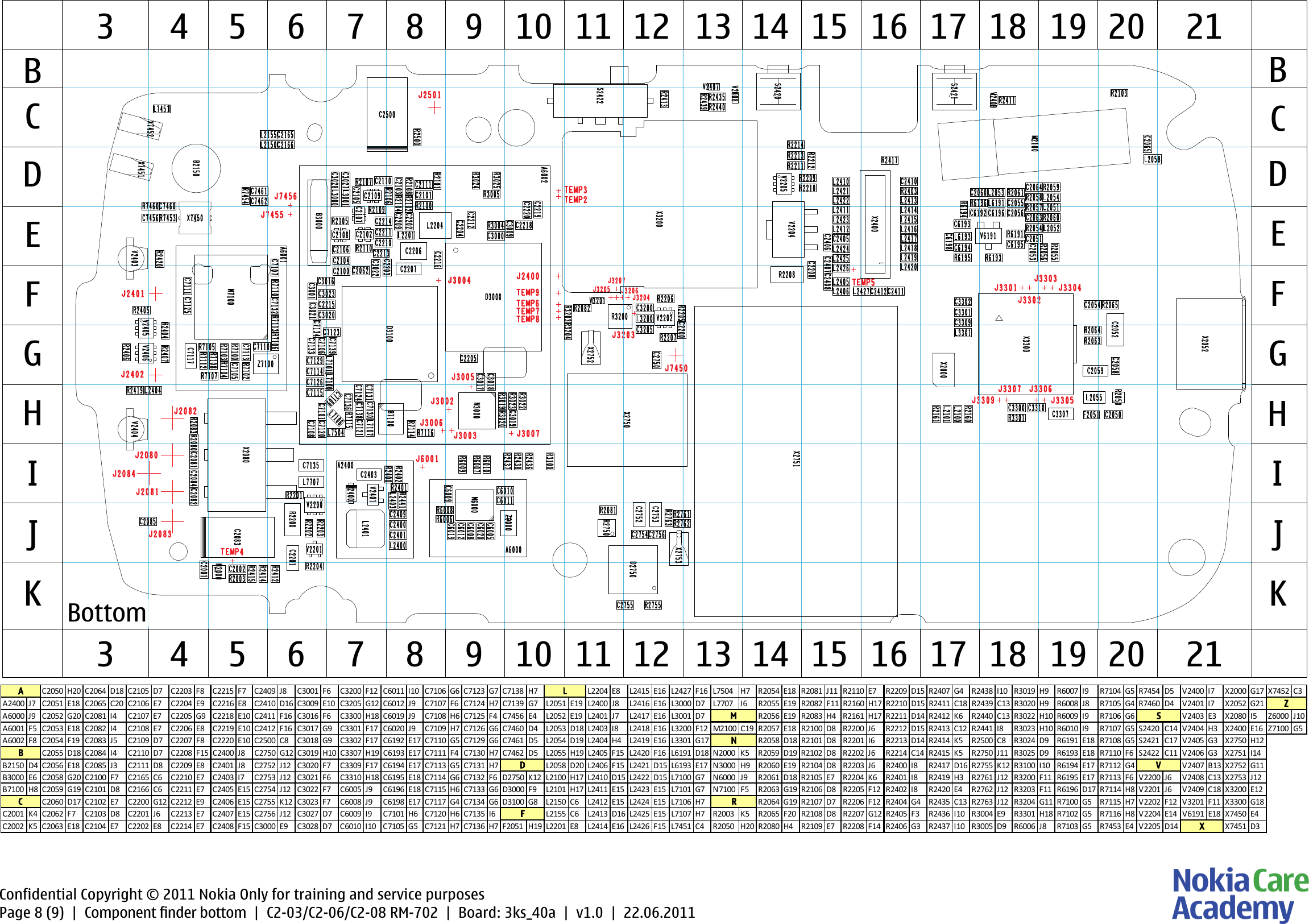 Page 8 of 10 - Nokia C2-03, C2-06, C2-08 RM-702 - Service Schematics. Www.s-manuals.com. Schematics V1.0