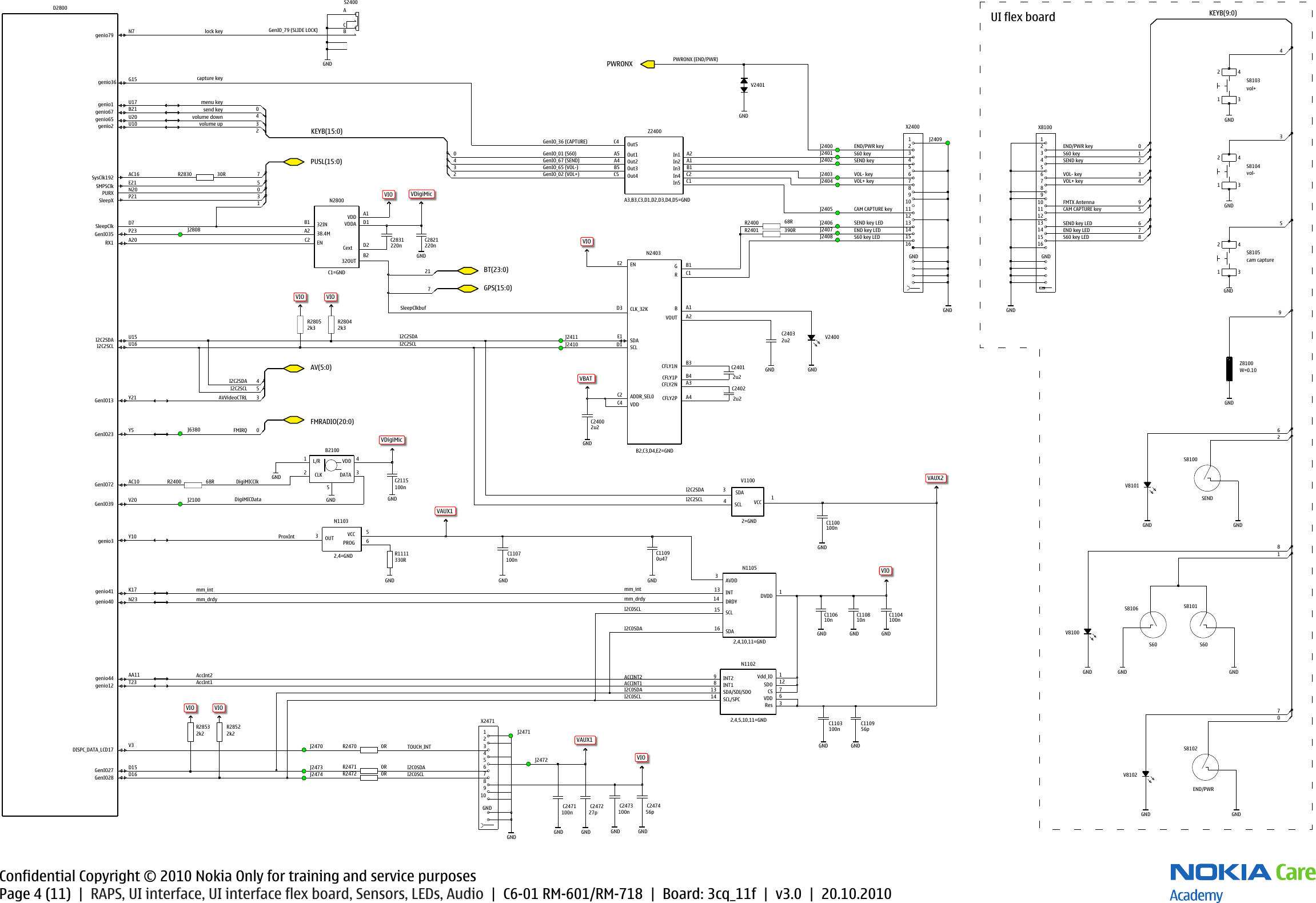 Page 4 of 11 - Nokia C6-01 RM-601 RM-718 Service Schematics V3