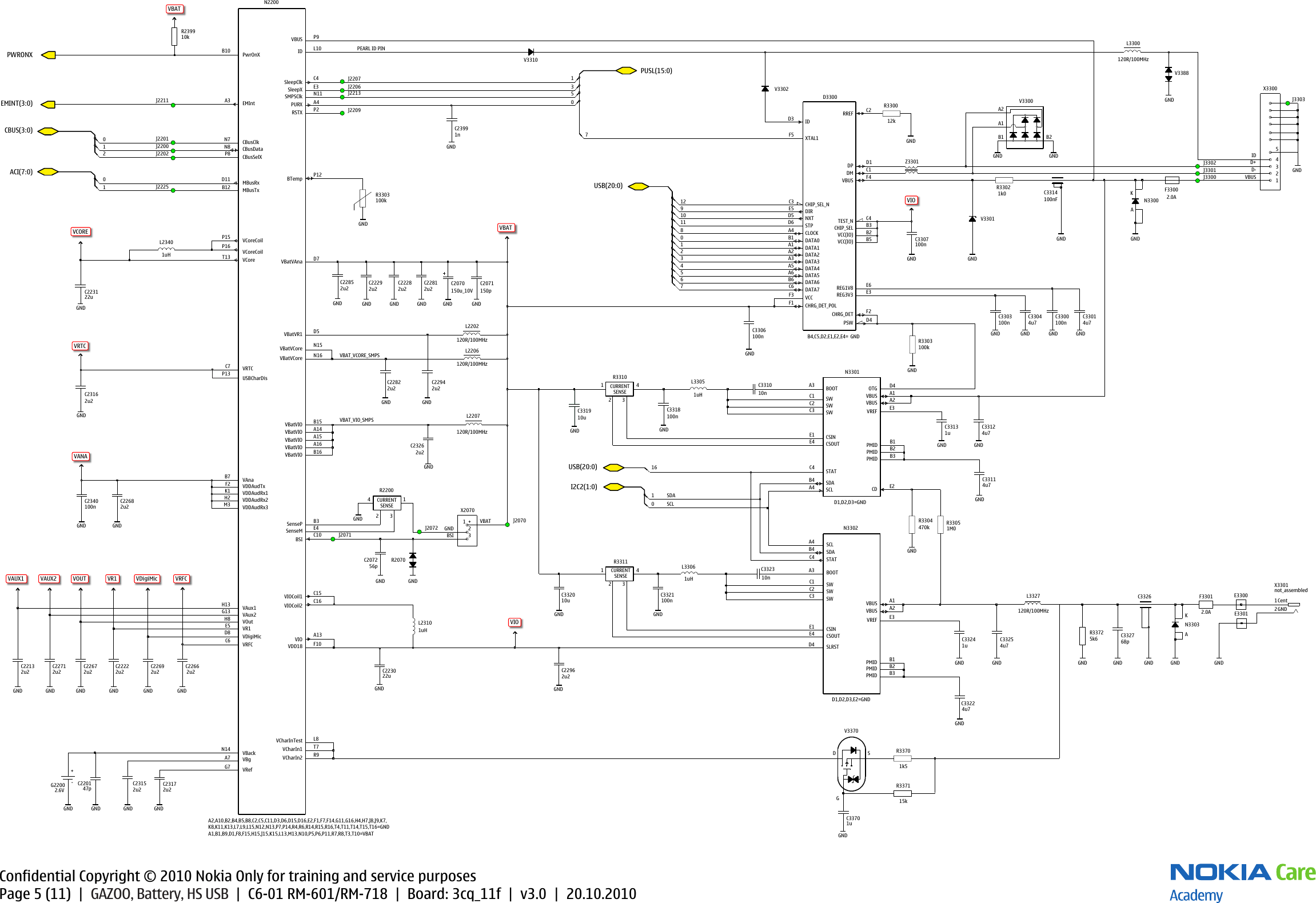 Page 5 of 11 - Nokia C6-01 RM-601 RM-718 Service Schematics V3