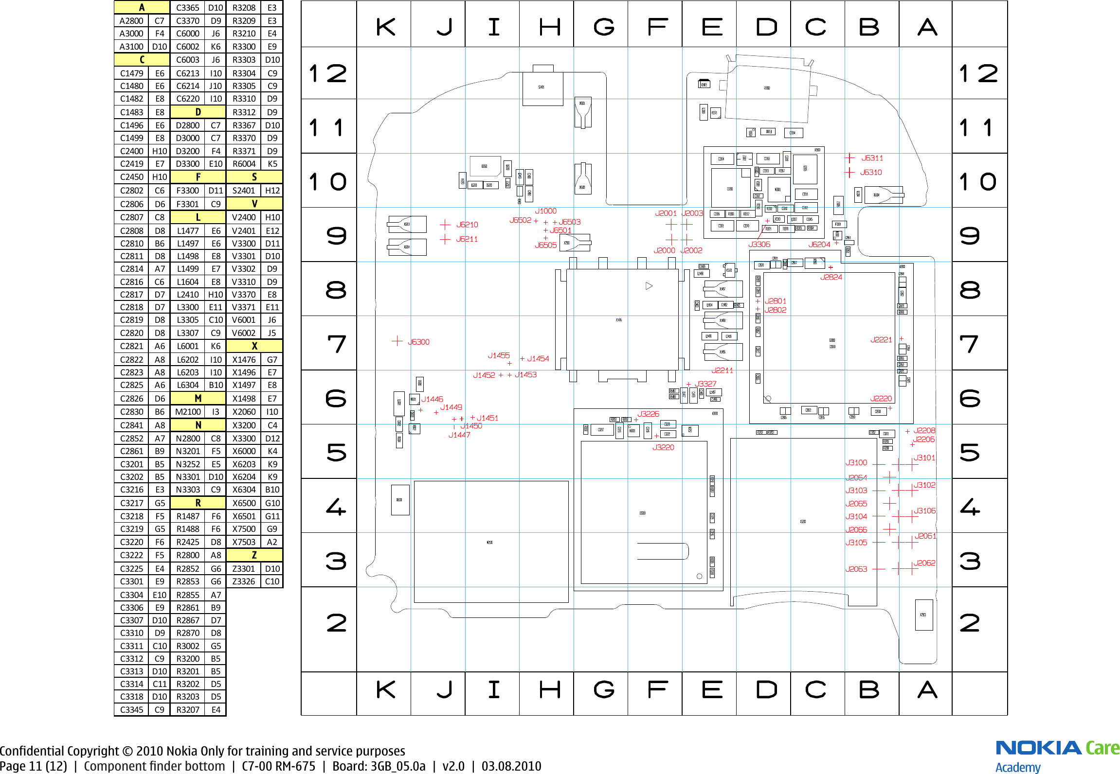 Page 11 of 12 - Nokia C7-00 RM-675 Service Schematics V2