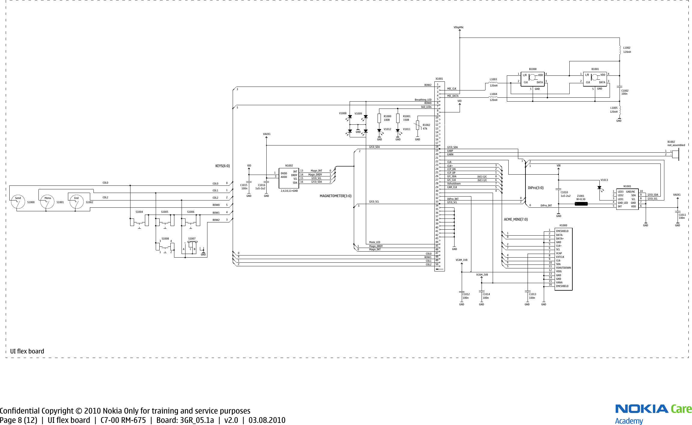Page 8 of 12 - Nokia C7-00 RM-675 Service Schematics V2