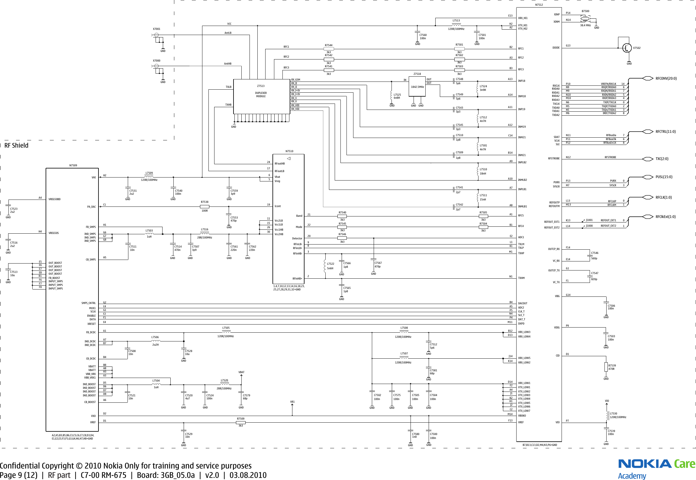 Page 9 of 12 - Nokia C7-00 RM-675 Service Schematics V2