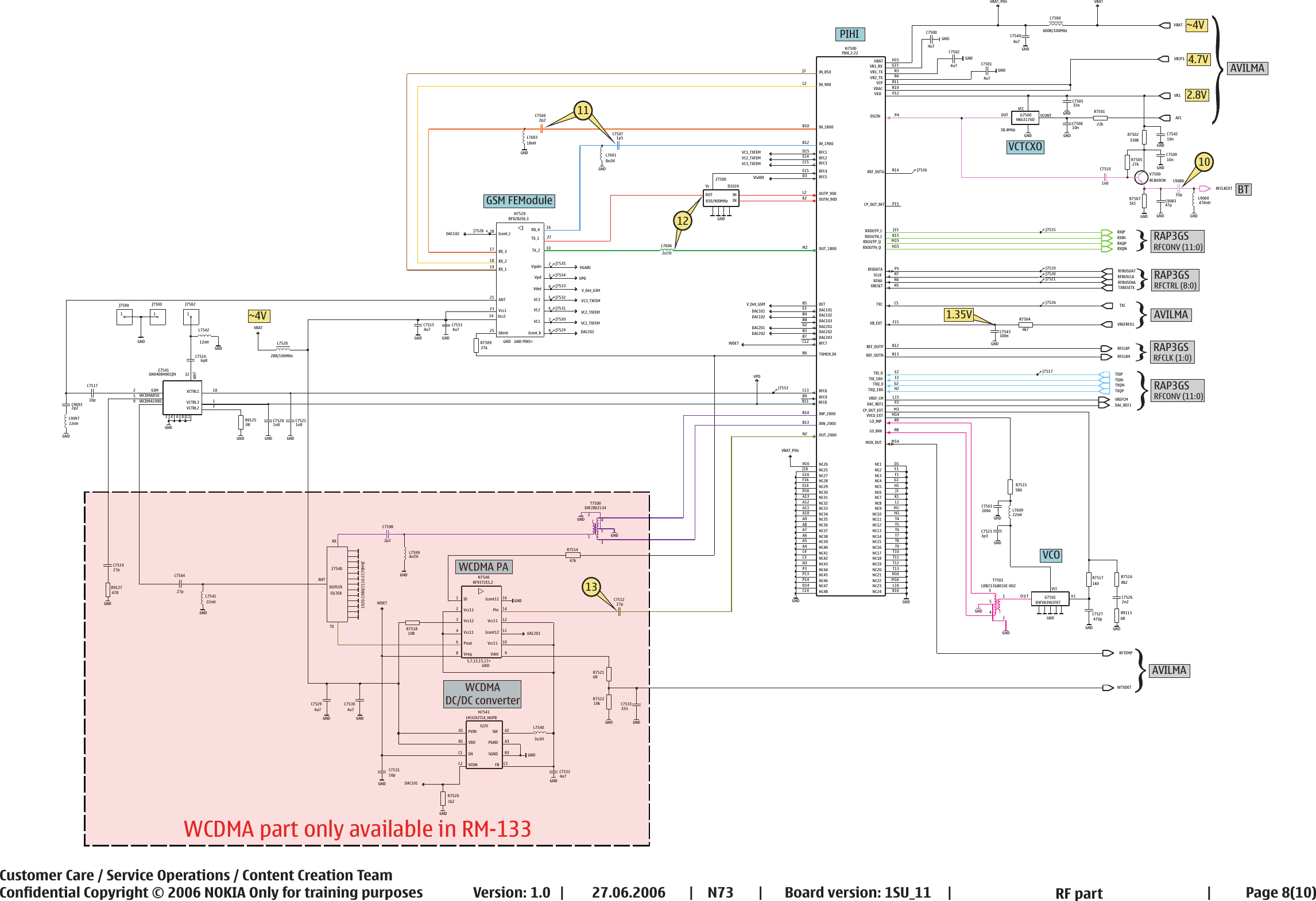 Page 8 of 10 - Nokia N73-1 Rm-133 N73-5 Rm-132 Service Schematics V1