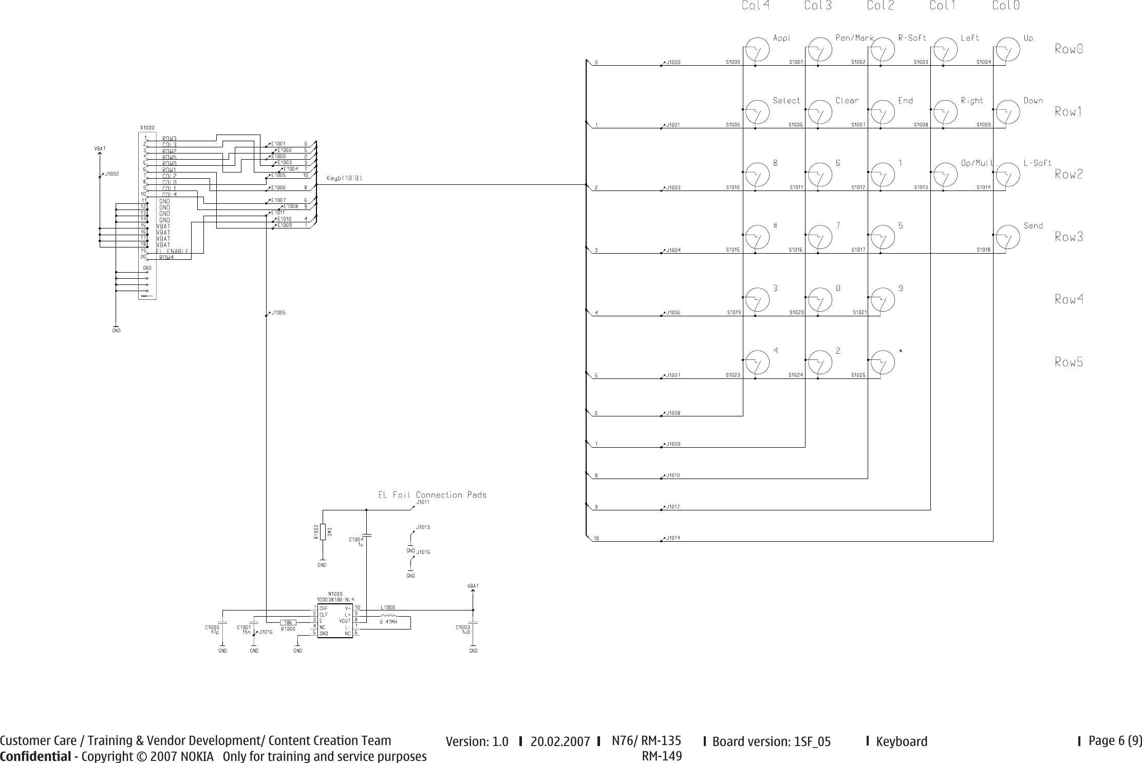 Page 6 of 9 - N91 Schematics Nokia N76-1 Rm-135, N76-5 Rm-149 Service