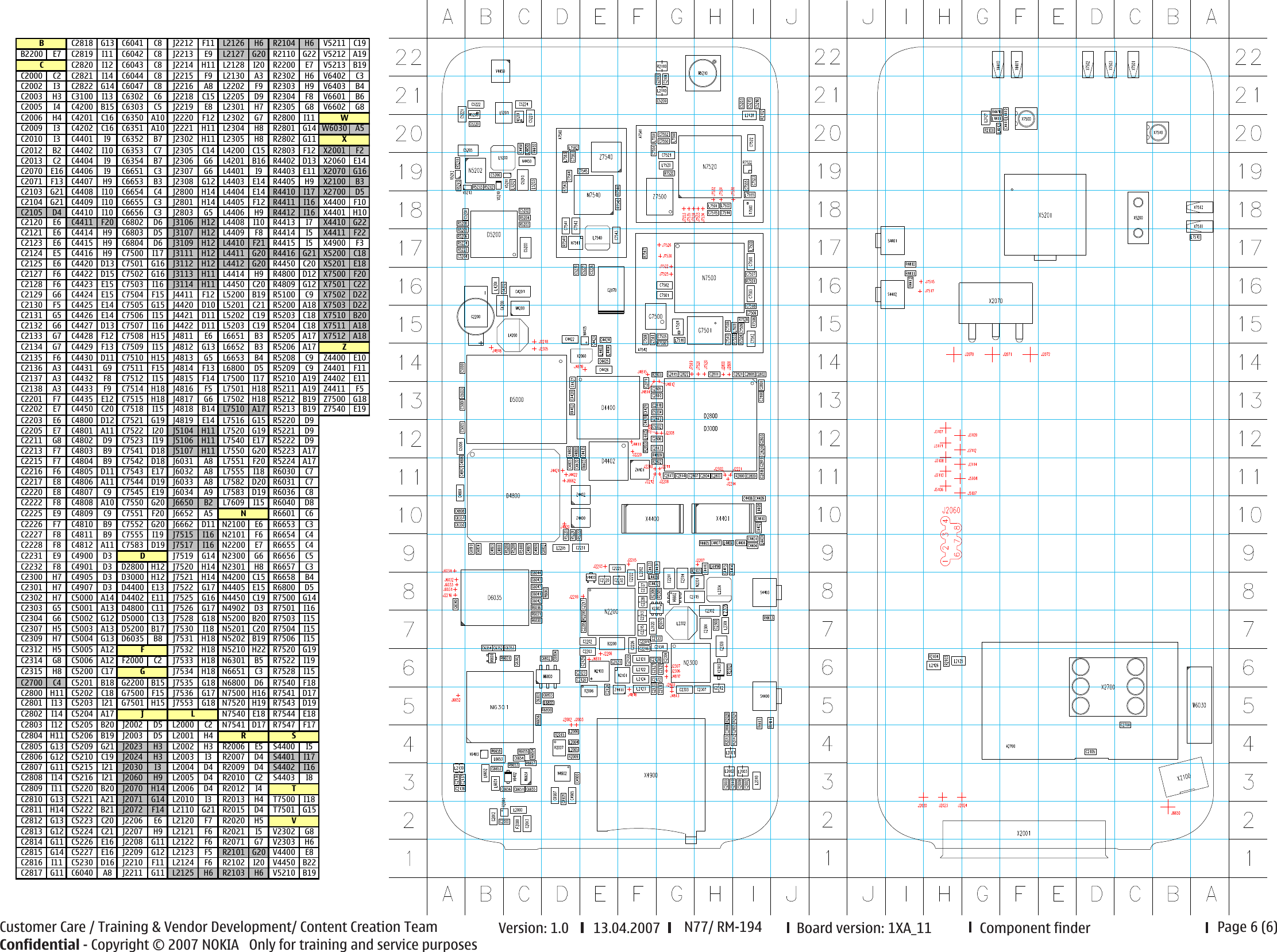 Page 6 of 6 - N91 Schematics Nokia N77 Rm-194 Service