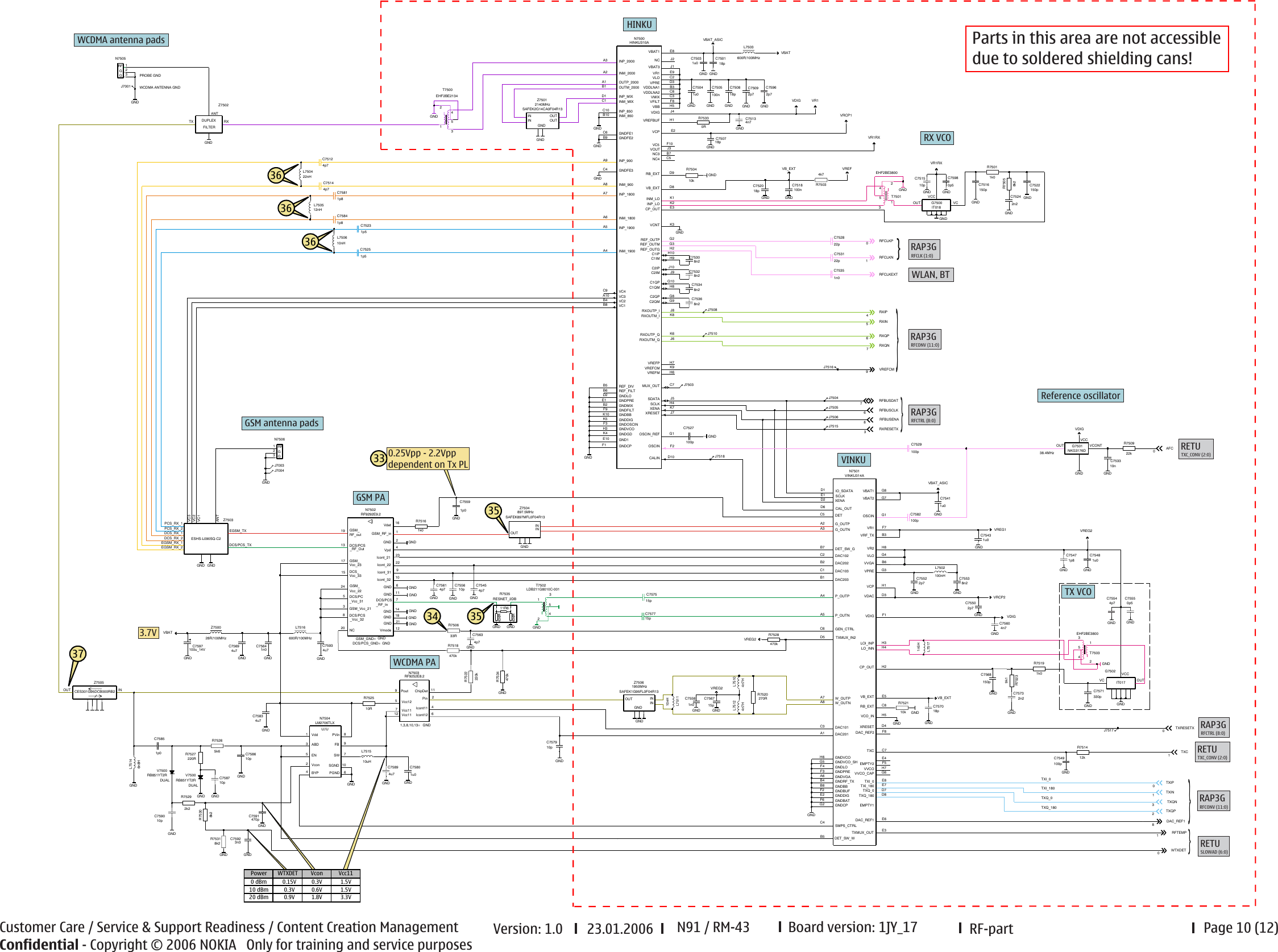 Page 10 of 12 - N91 Schematics Nokia Rm-43 Service