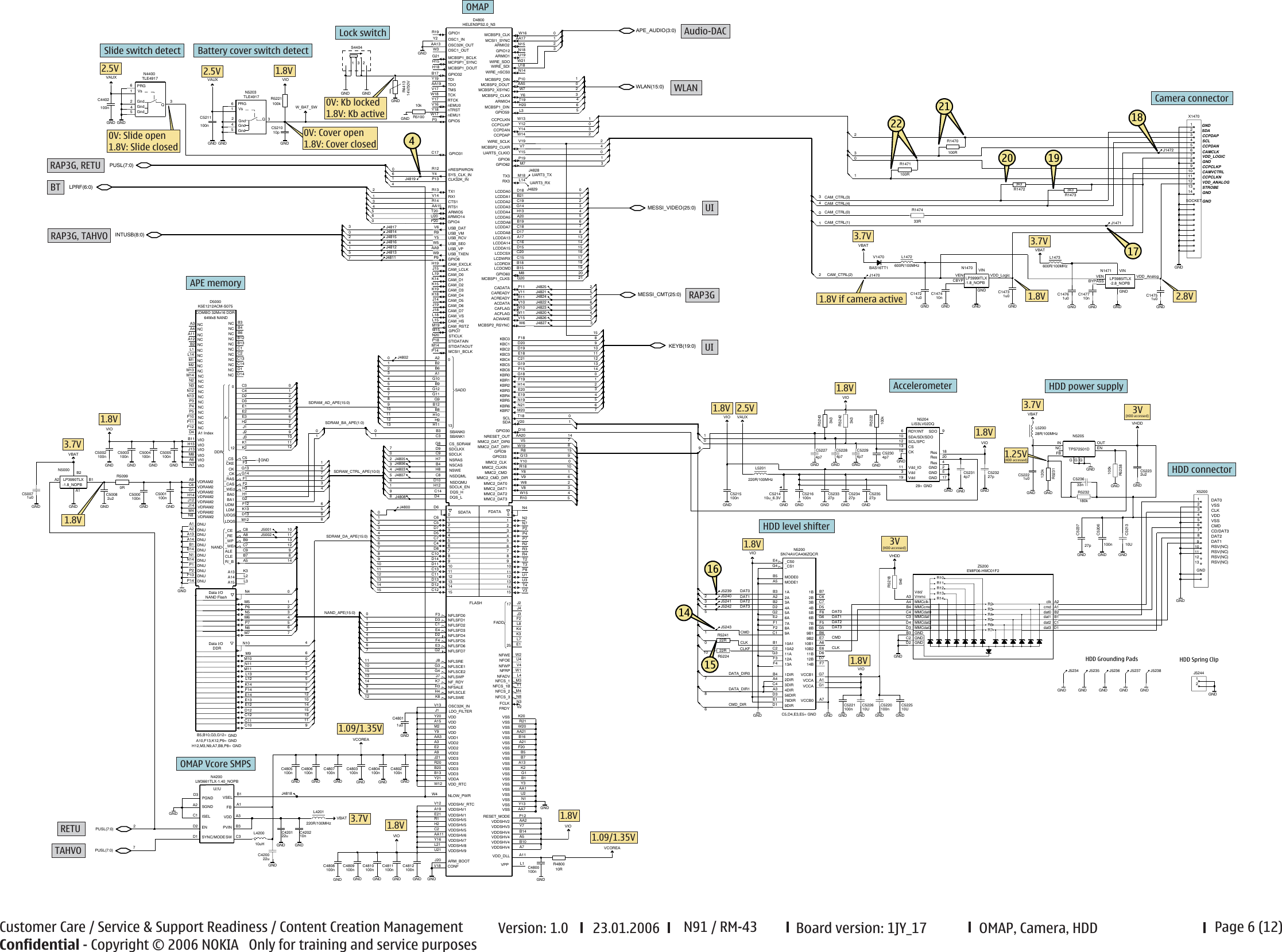 Page 6 of 12 - N91 Schematics Nokia Rm-43 Service